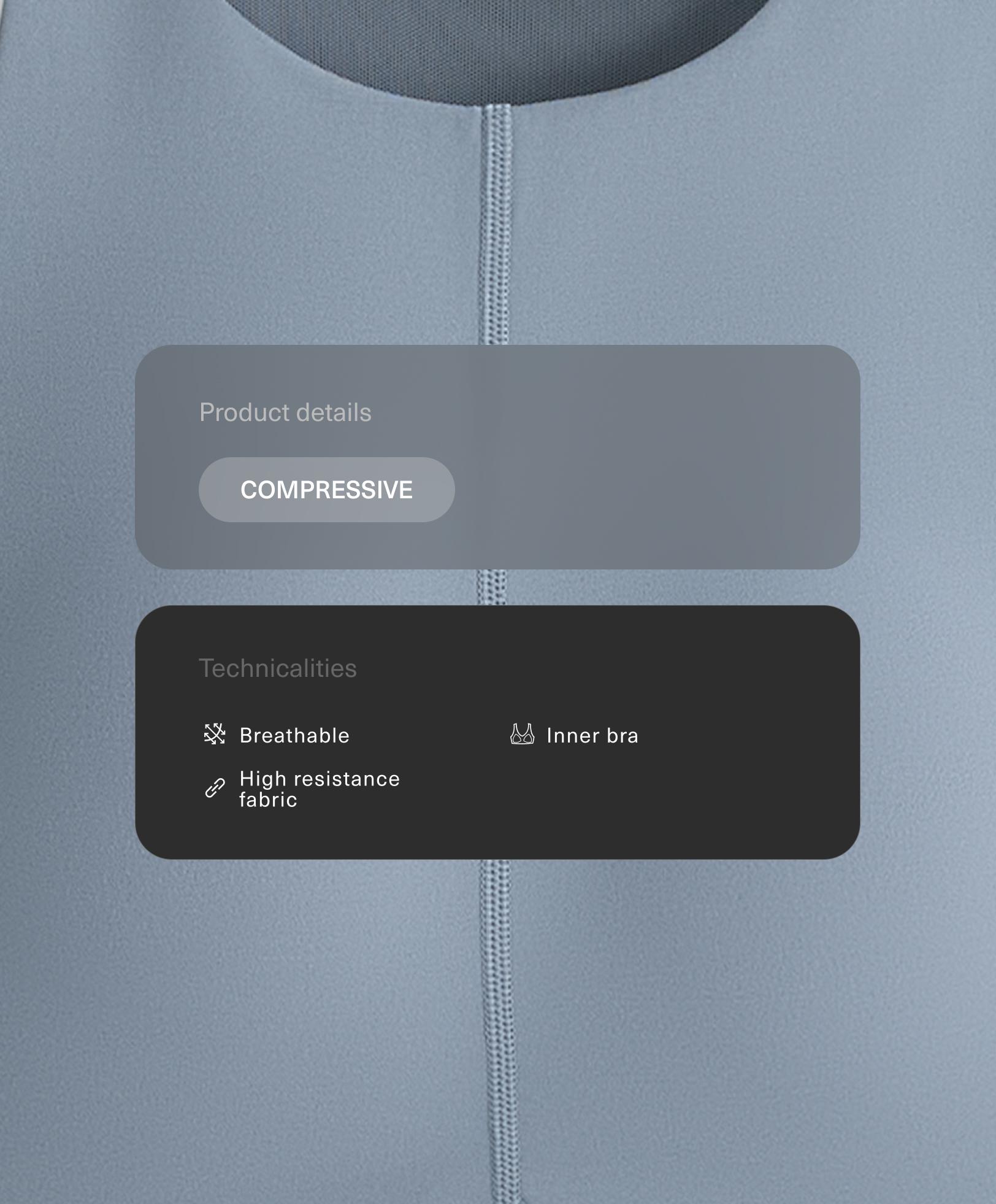 Tank top Compressive costuras Tank top Compressive costuras