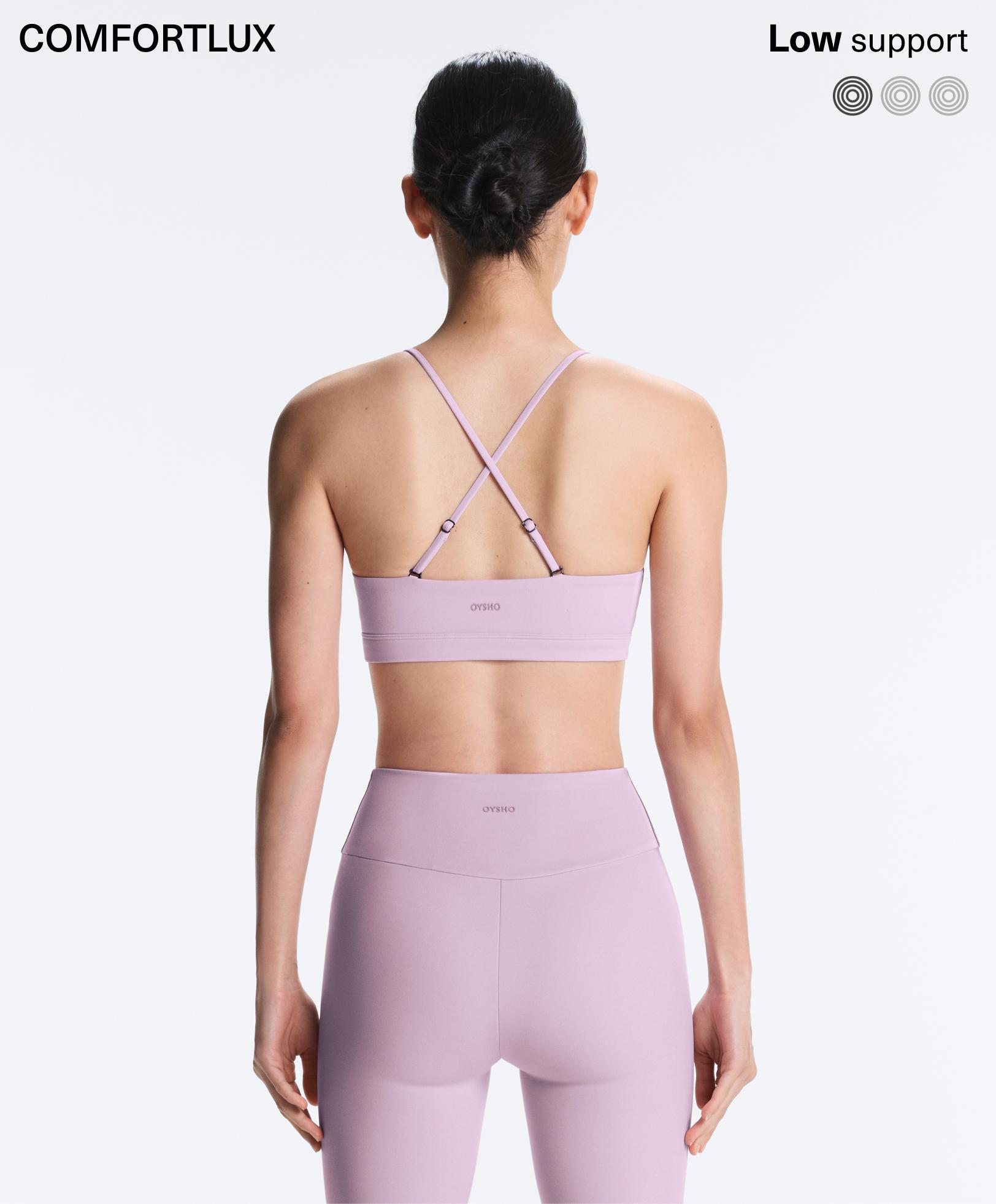Light-support Comfortlux crossover-strap sports bra Light-support Comfortlux crossover-strap sports bra