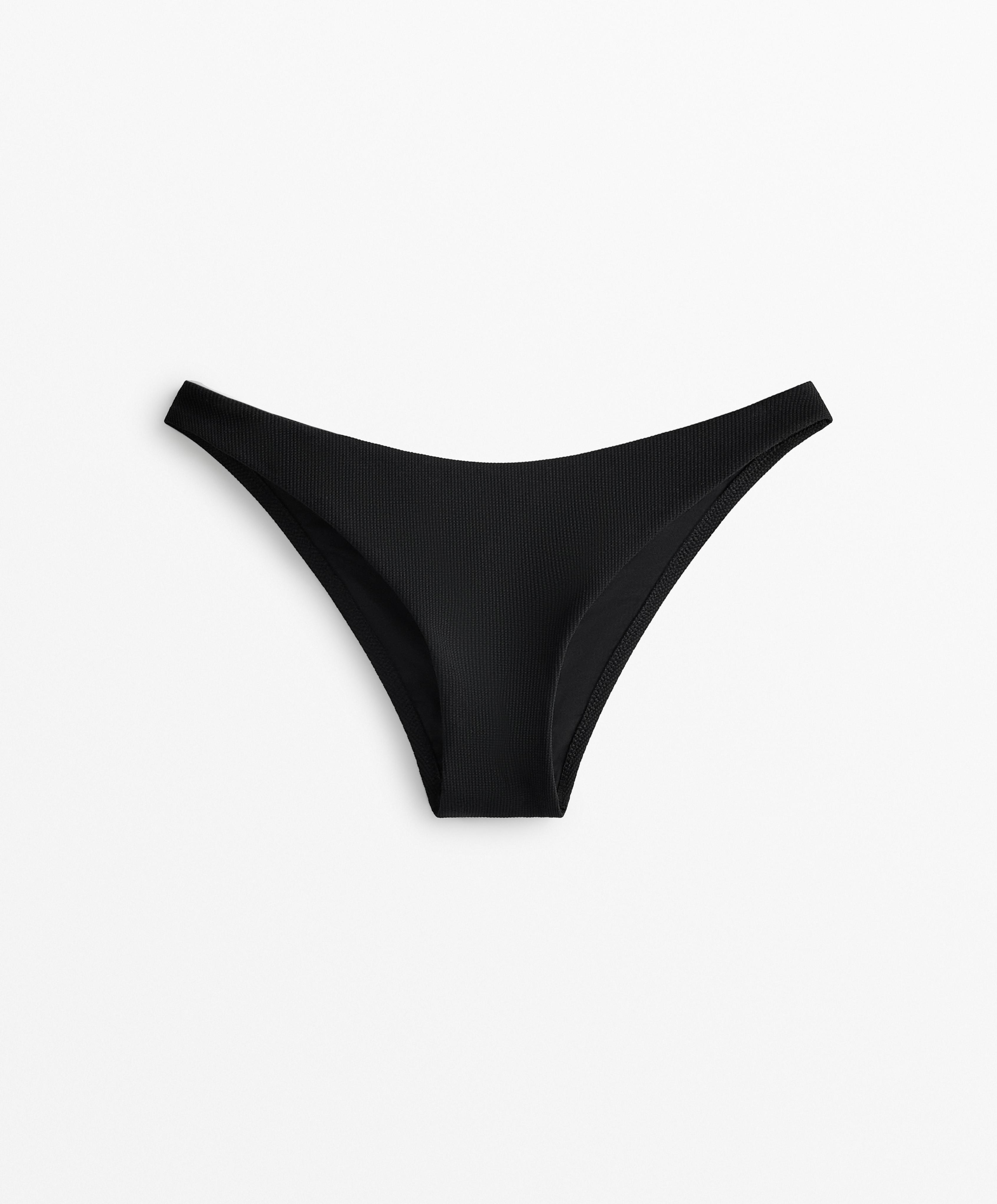 Piqué medium-coverage bikini briefs