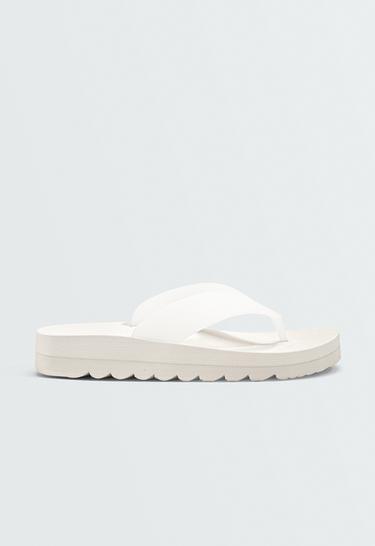 Platform beachwear sandals — WHITE 1