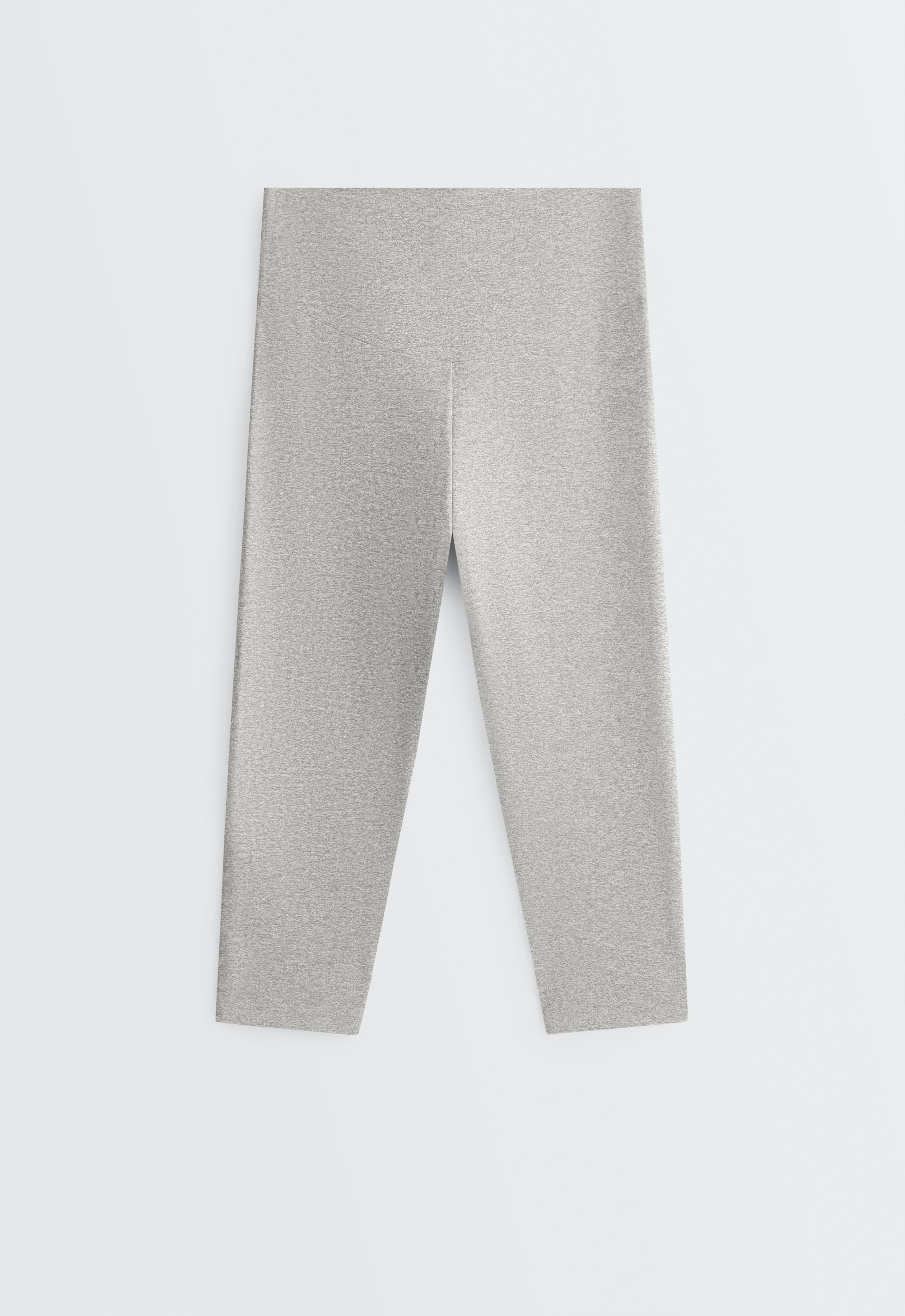 Comfortlux 40cm high-rise marl knee-length leggings