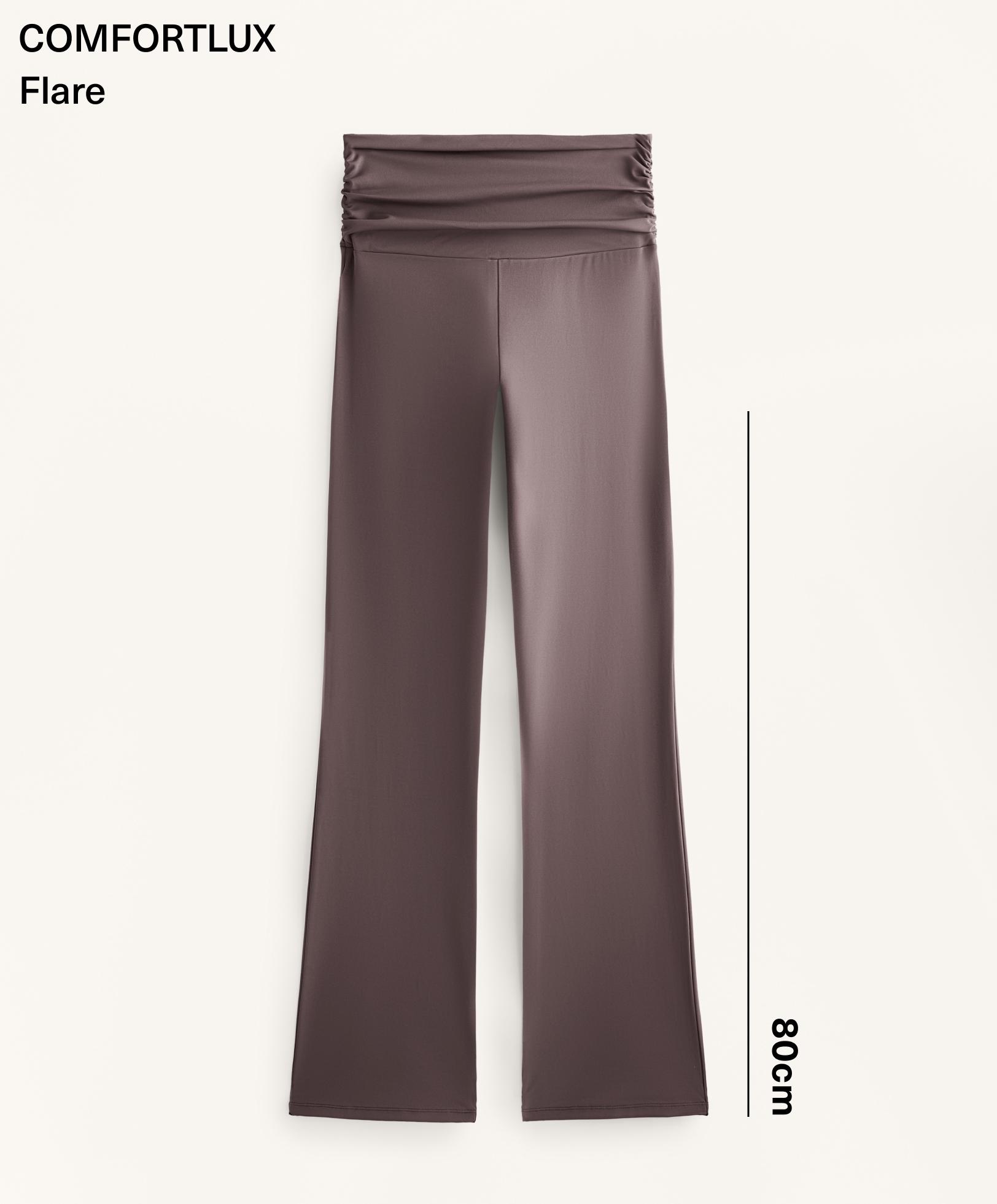 High-rise Comfortlux ruched waist flare trousers High-rise Comfortlux ruched waist flare trousers