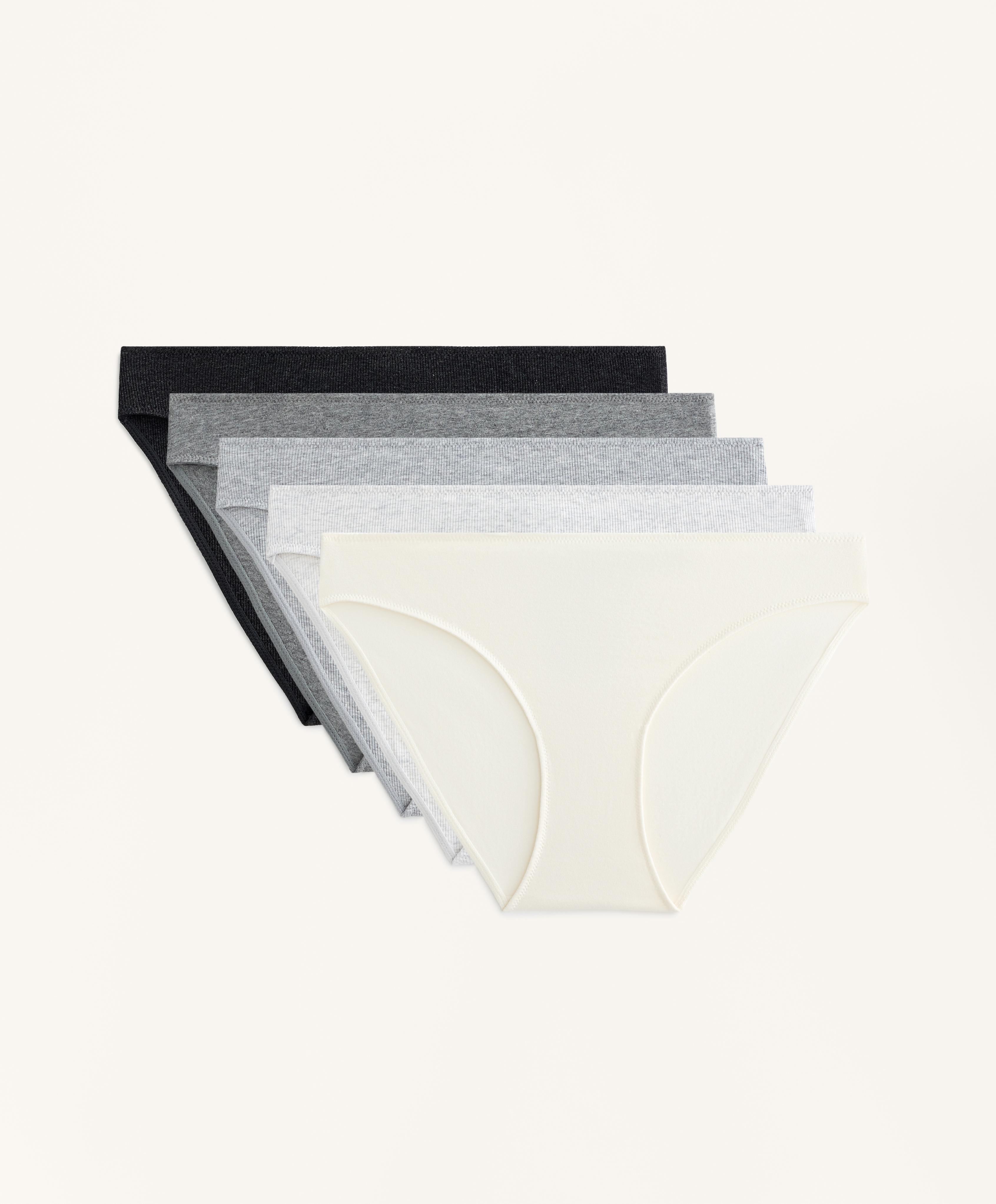 5 rib cotton blend classic briefs