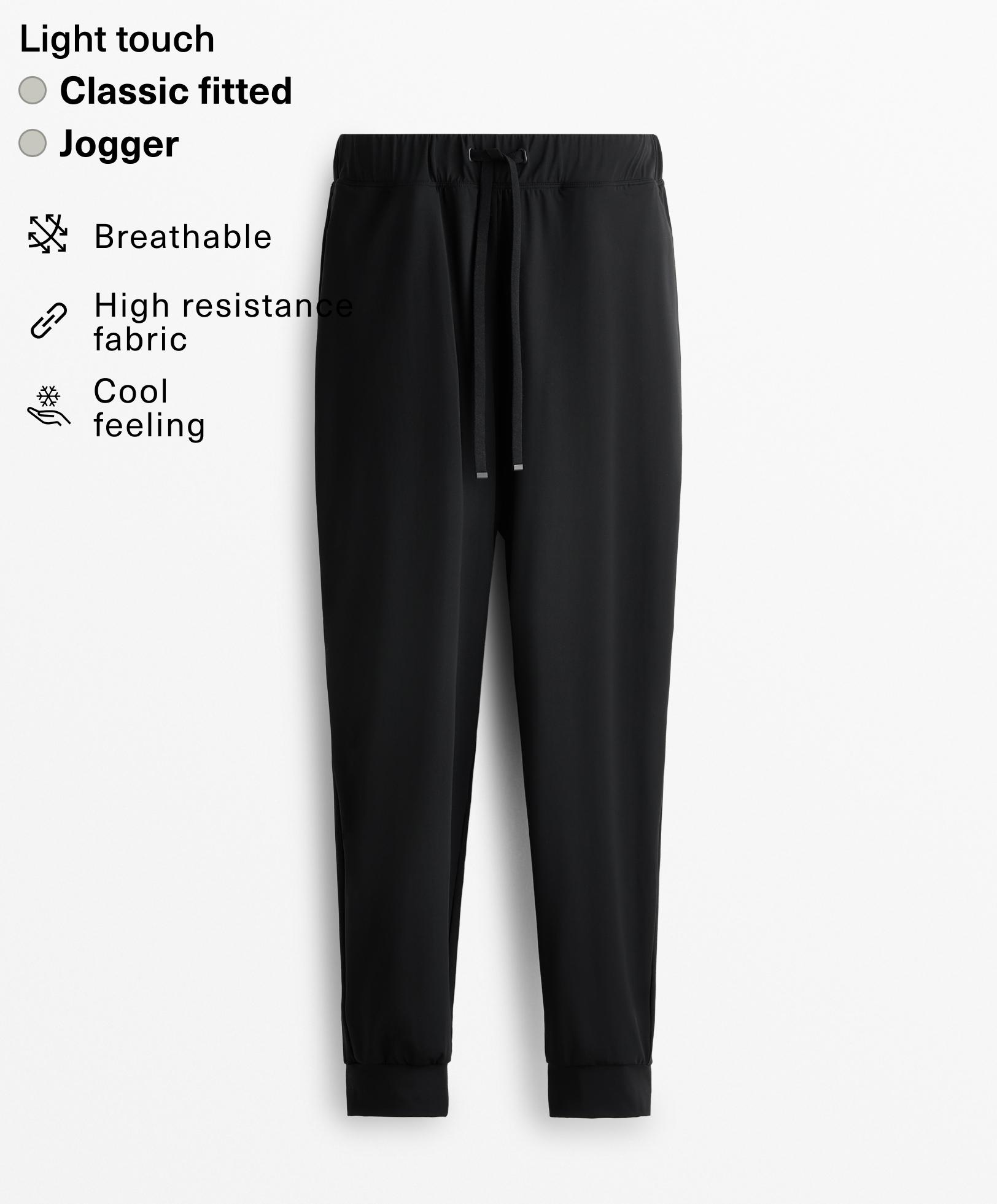 Classic light-touch fitted joggers