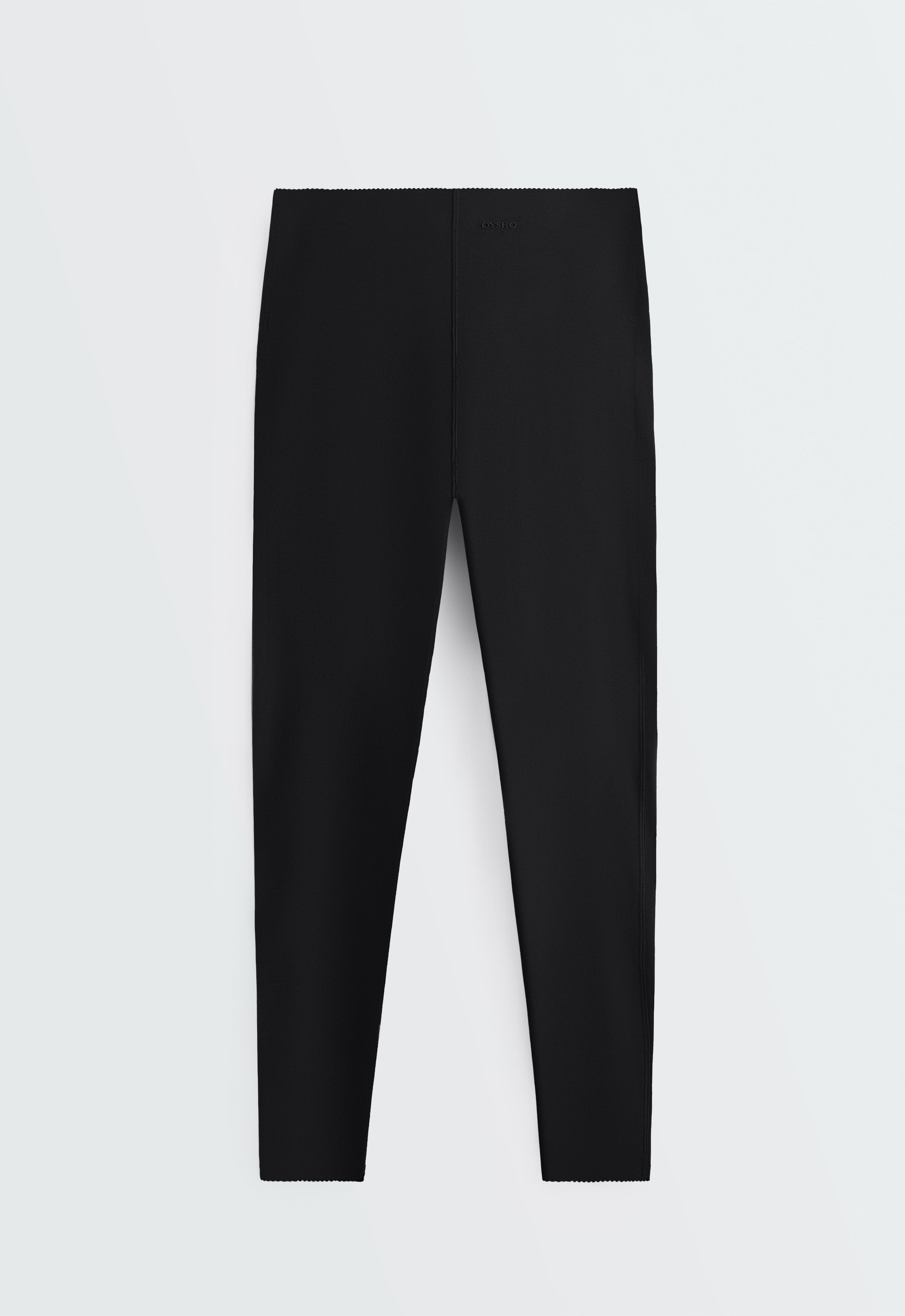 High-waisted Extra Compressive core control ankle-length leggings — BLACK