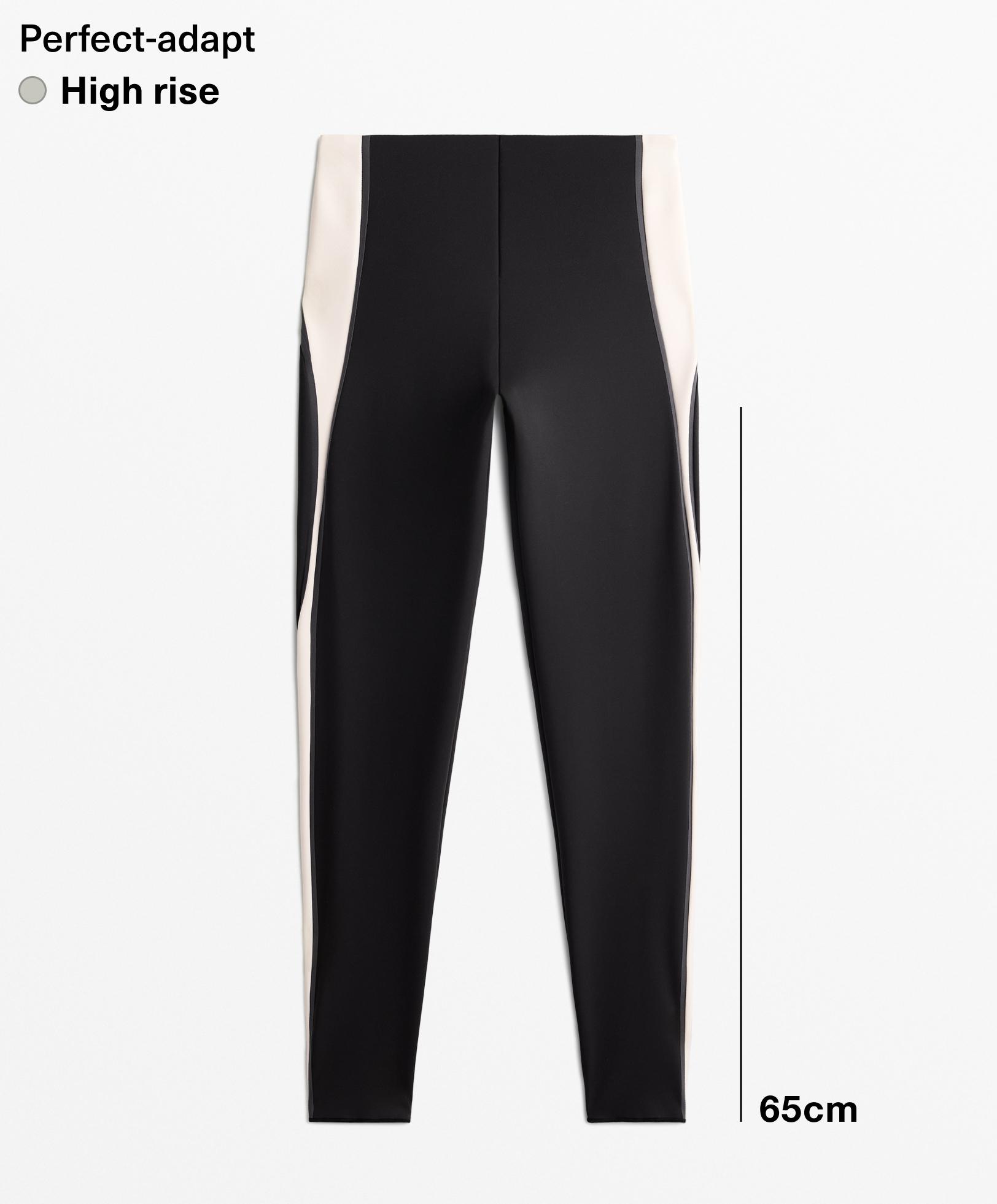 Perfect-adapt high-rise 65cm ankle-length leggings