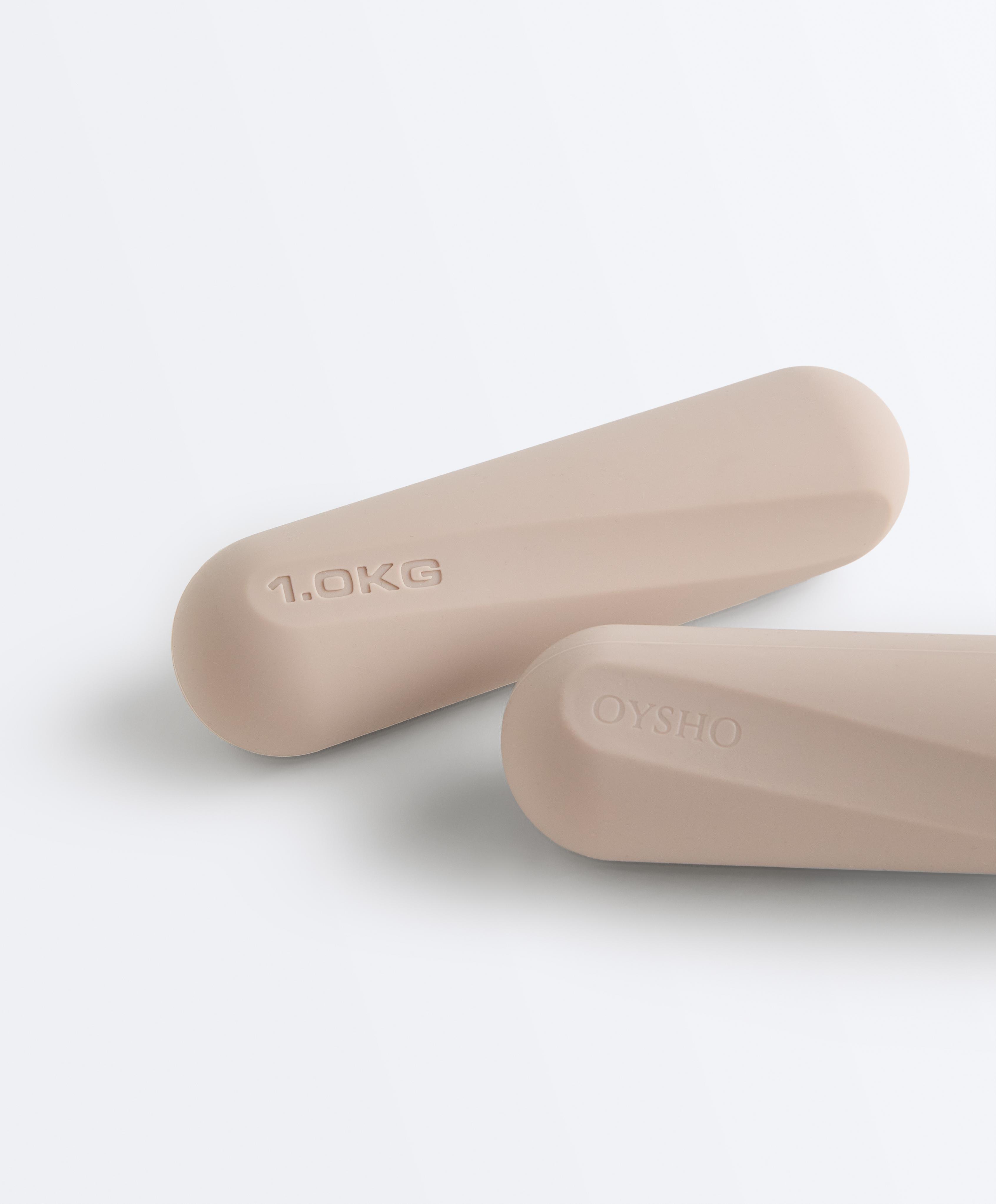 2 x 1kg bar weights — MID-MINK