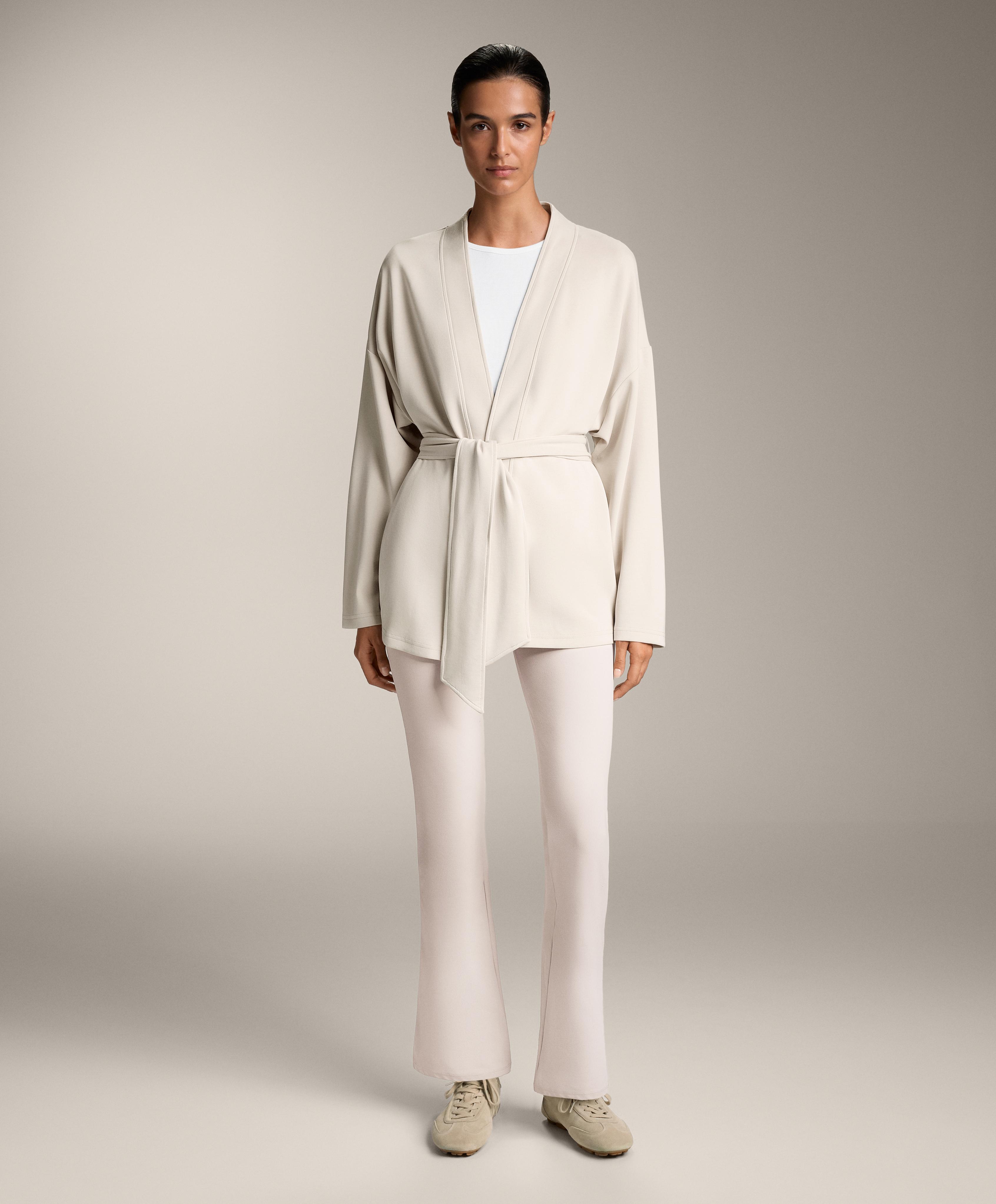 Long kimono jacket with soft-touch modal - Sale Long kimono jacket with soft-touch modal - Sale