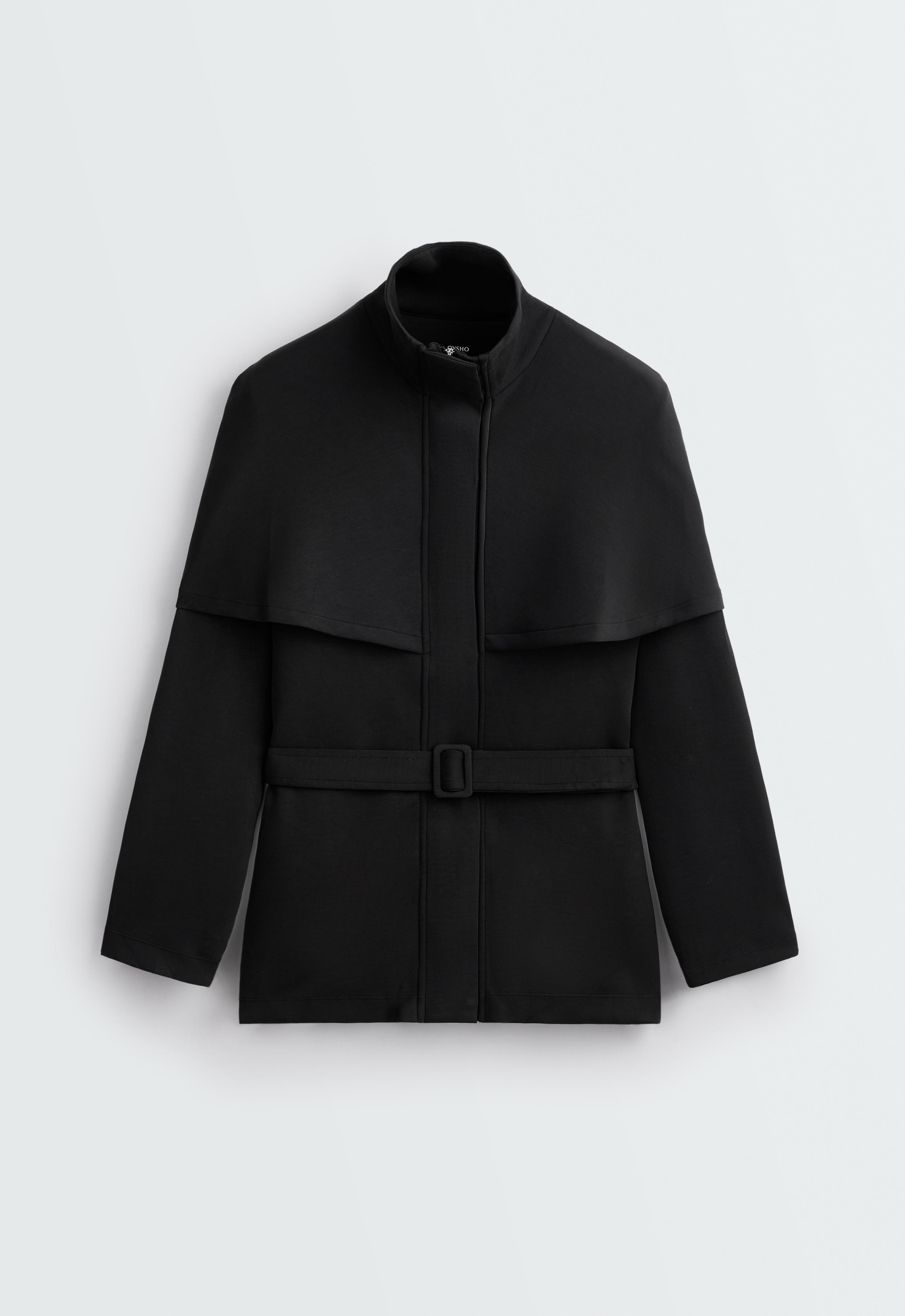 Veste longue cape avec modal au toucher doux