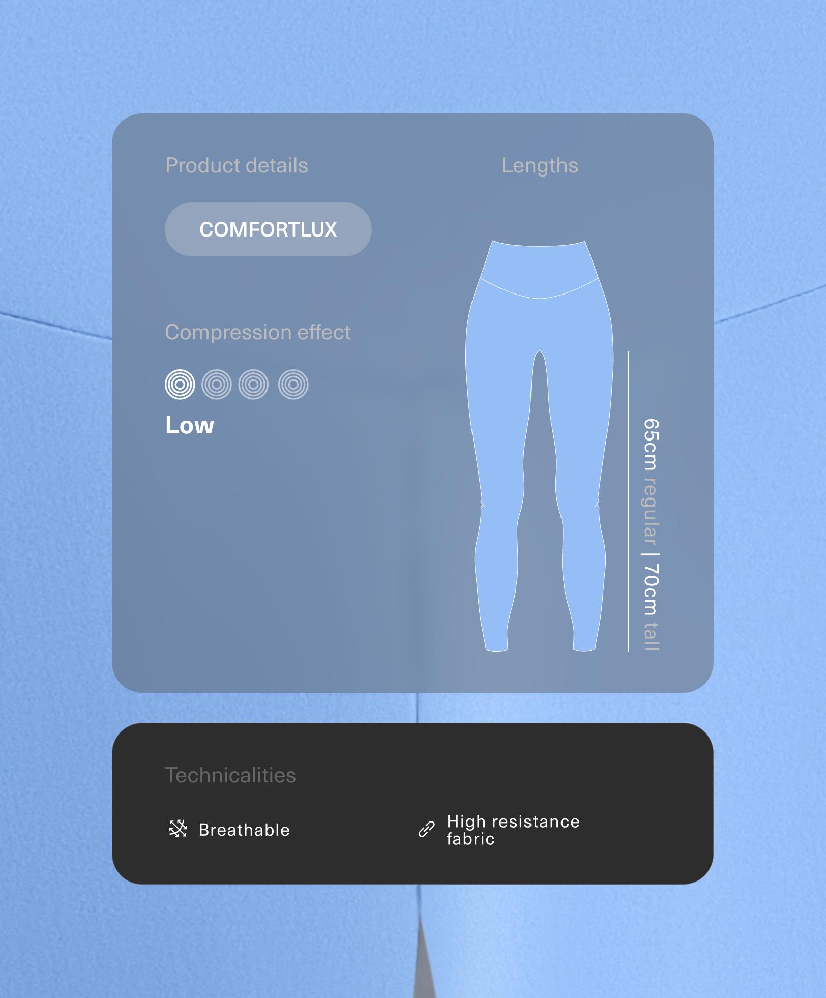 Comfortlux high-rise ankle-length leggings