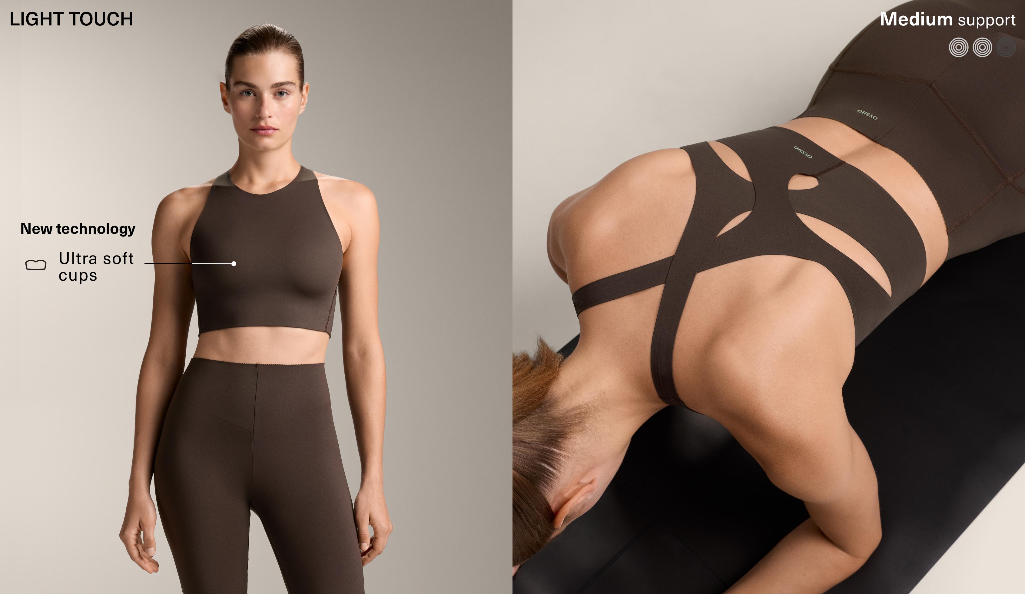 Light Touch crossover back tank top