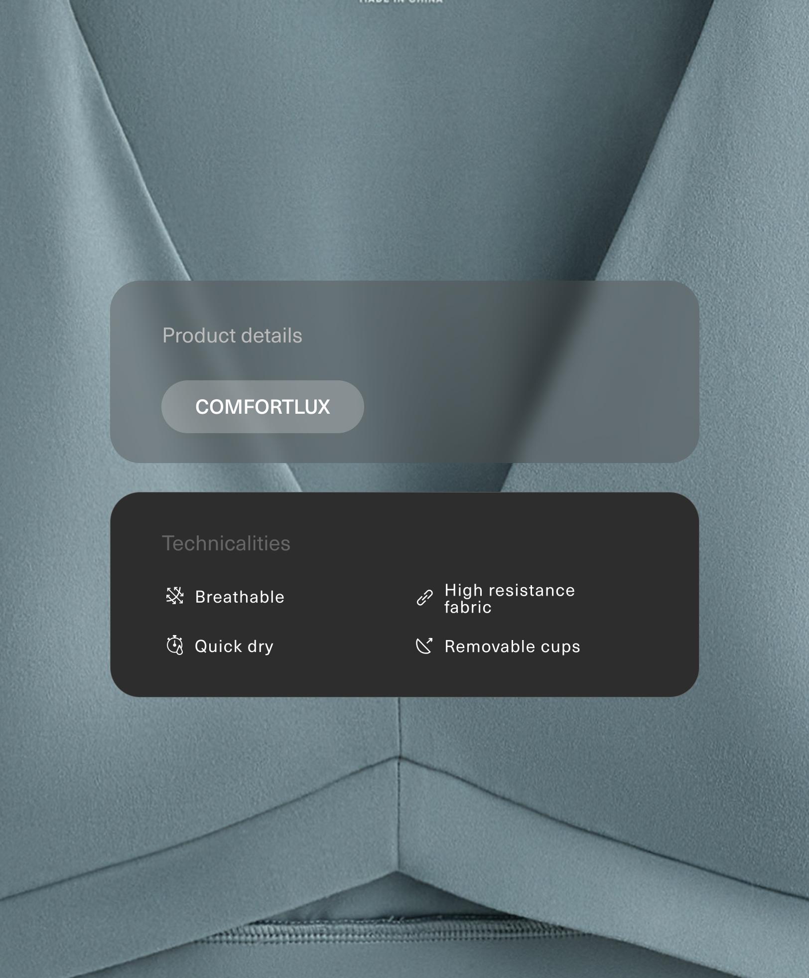 Tank top Comfortlux manga larga