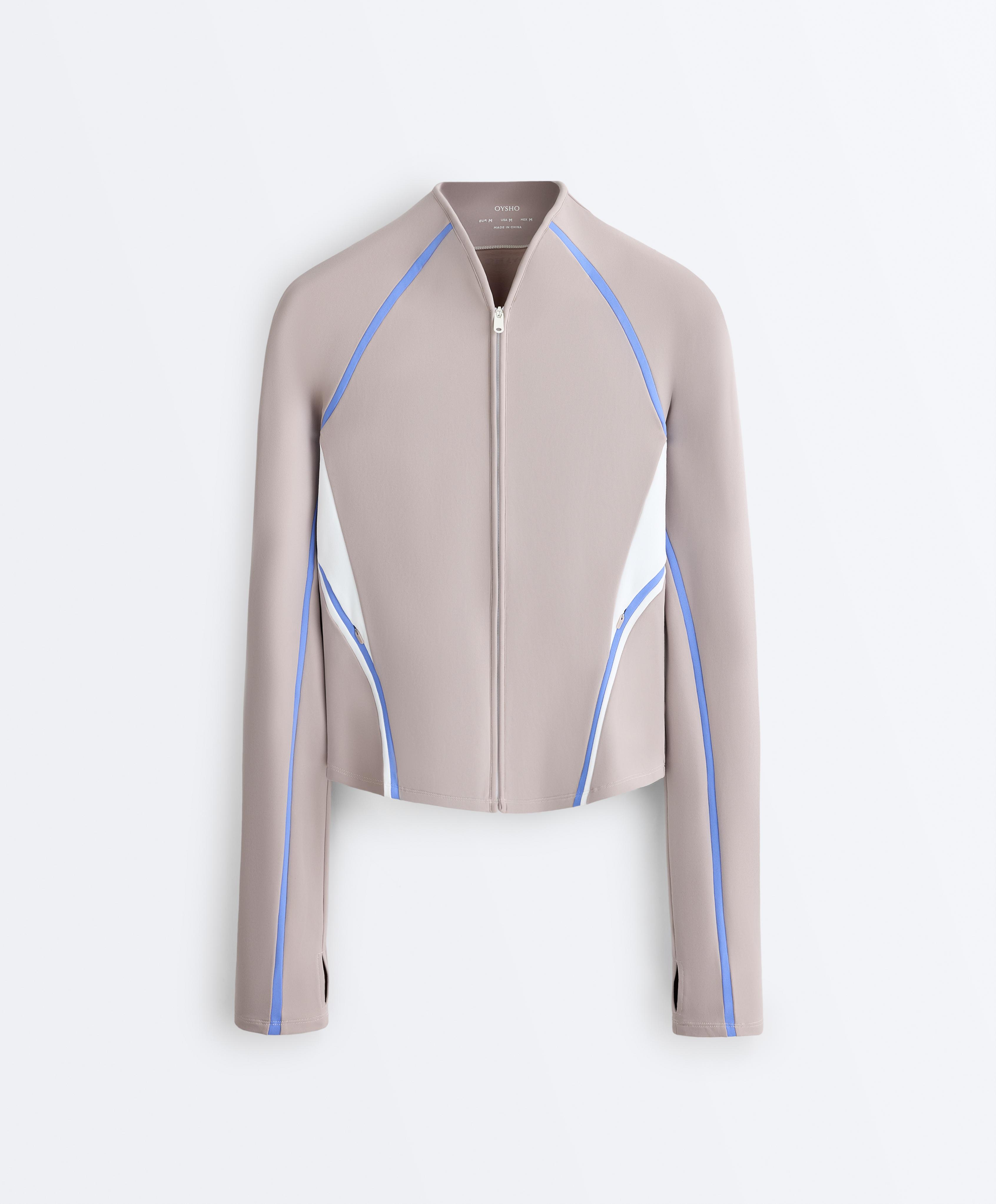 Light warm contrast technical jacket Light warm contrast technical jacket