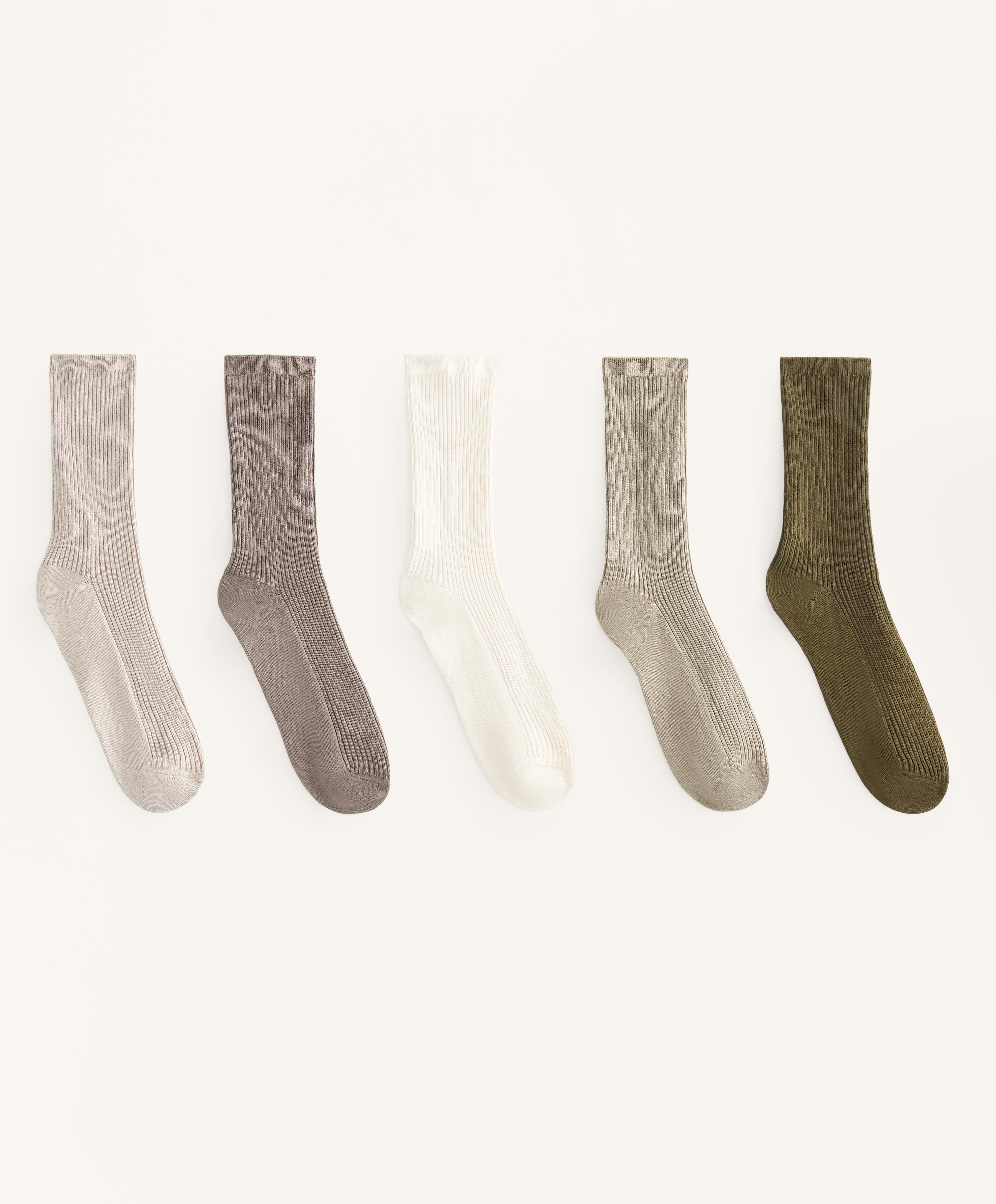 5 pairs of cotton blend classic socks
