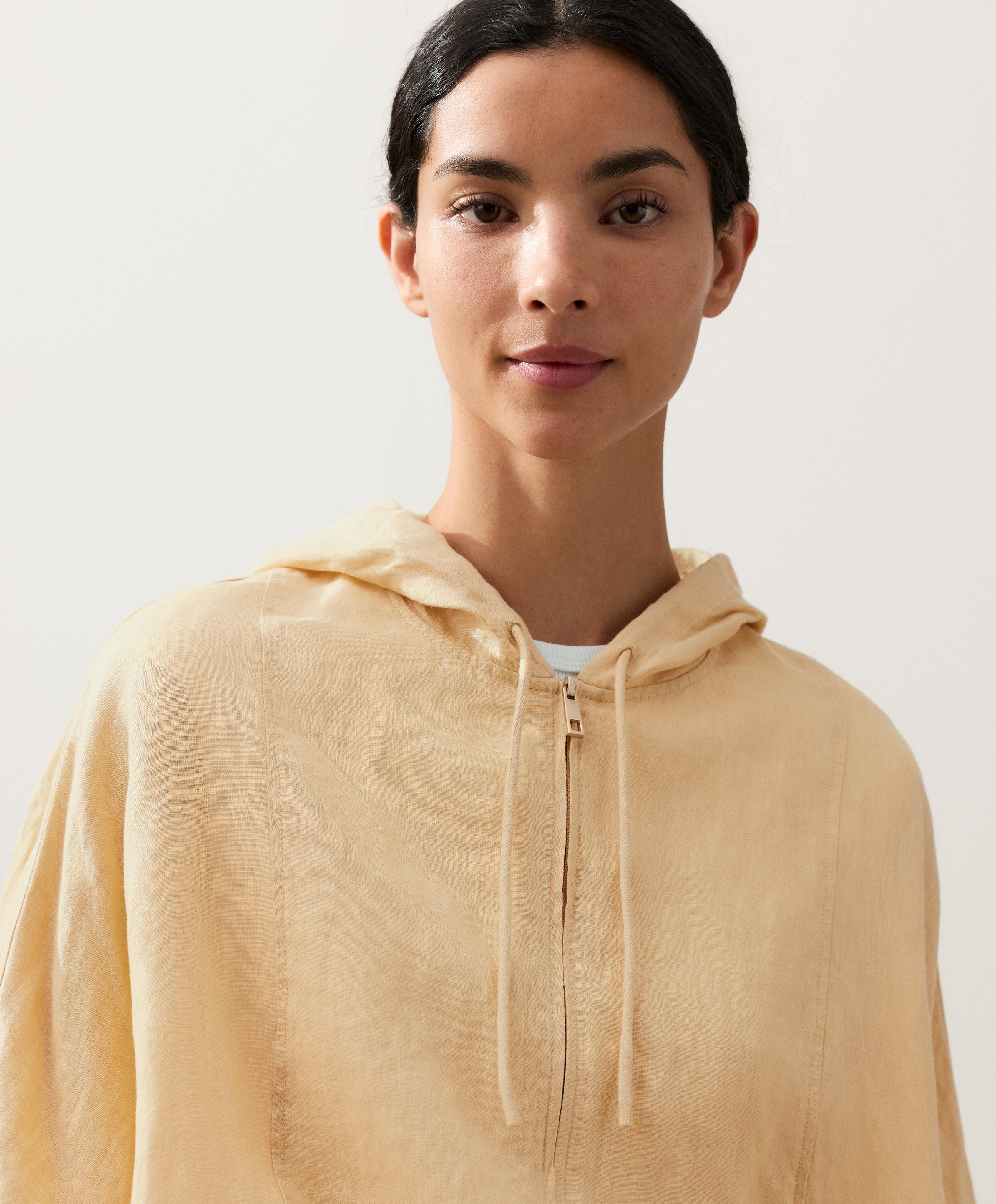 Veste à capuche 100&nbsp;% lin