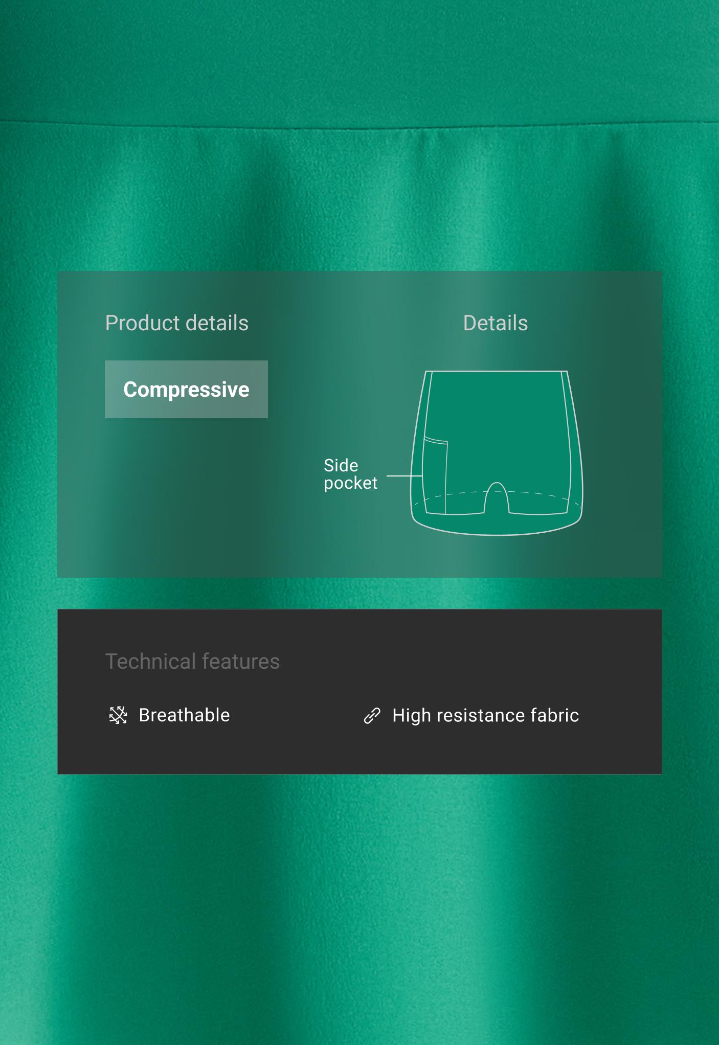 Compressive high rise etek Compressive high rise etek