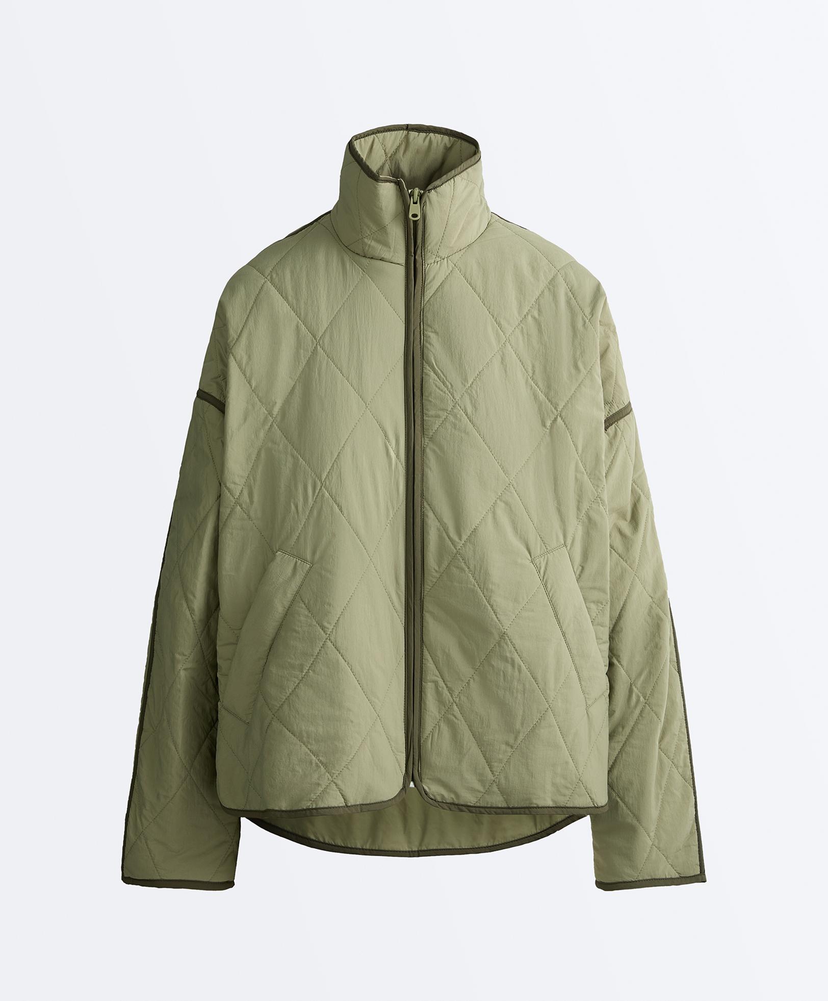 Water-repellent FELLEX® AEROGEL padded jacket — WASHED APPLE GREEN