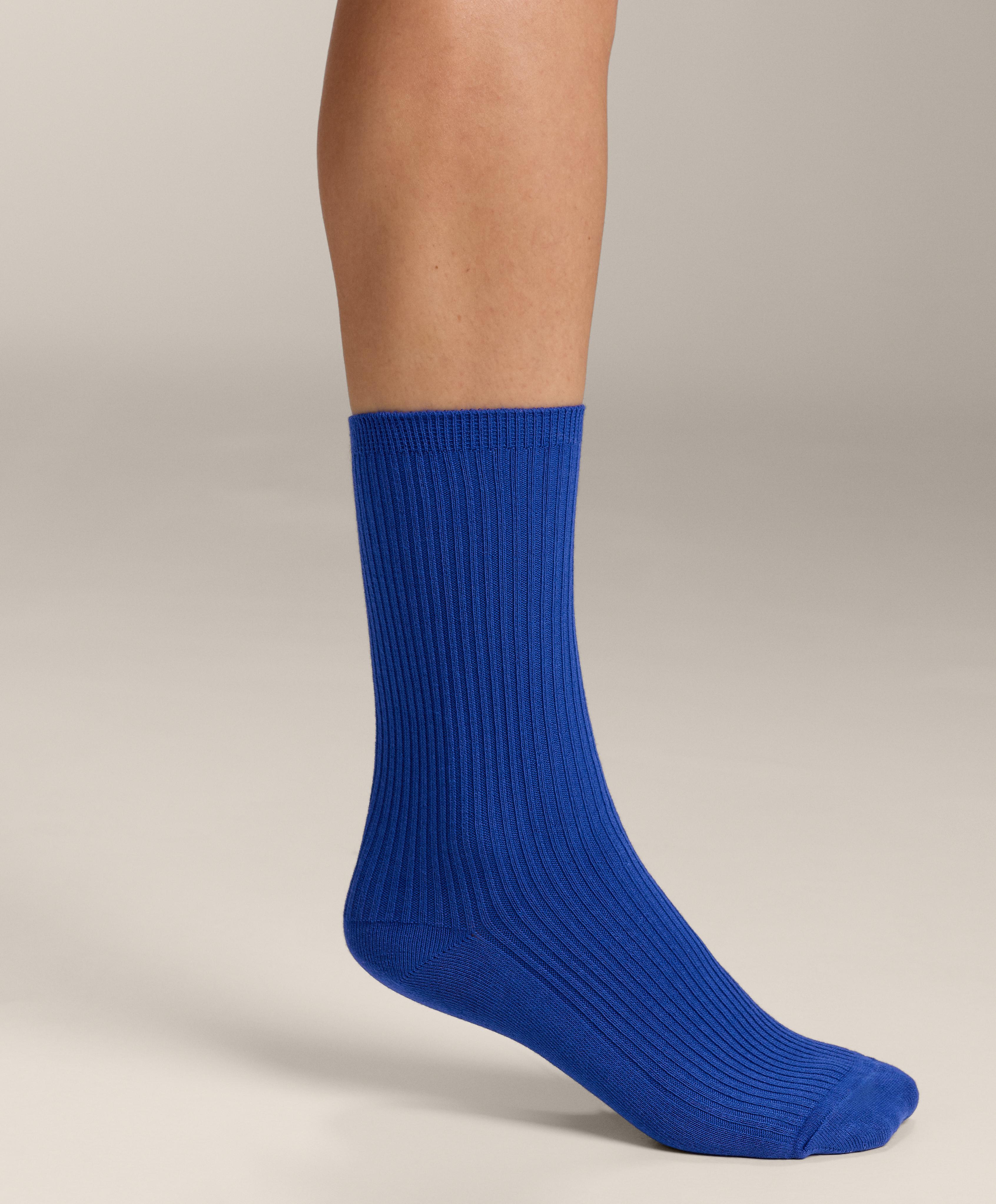 5 pairs of cotton blend Classic socks — KLEIN BLUE