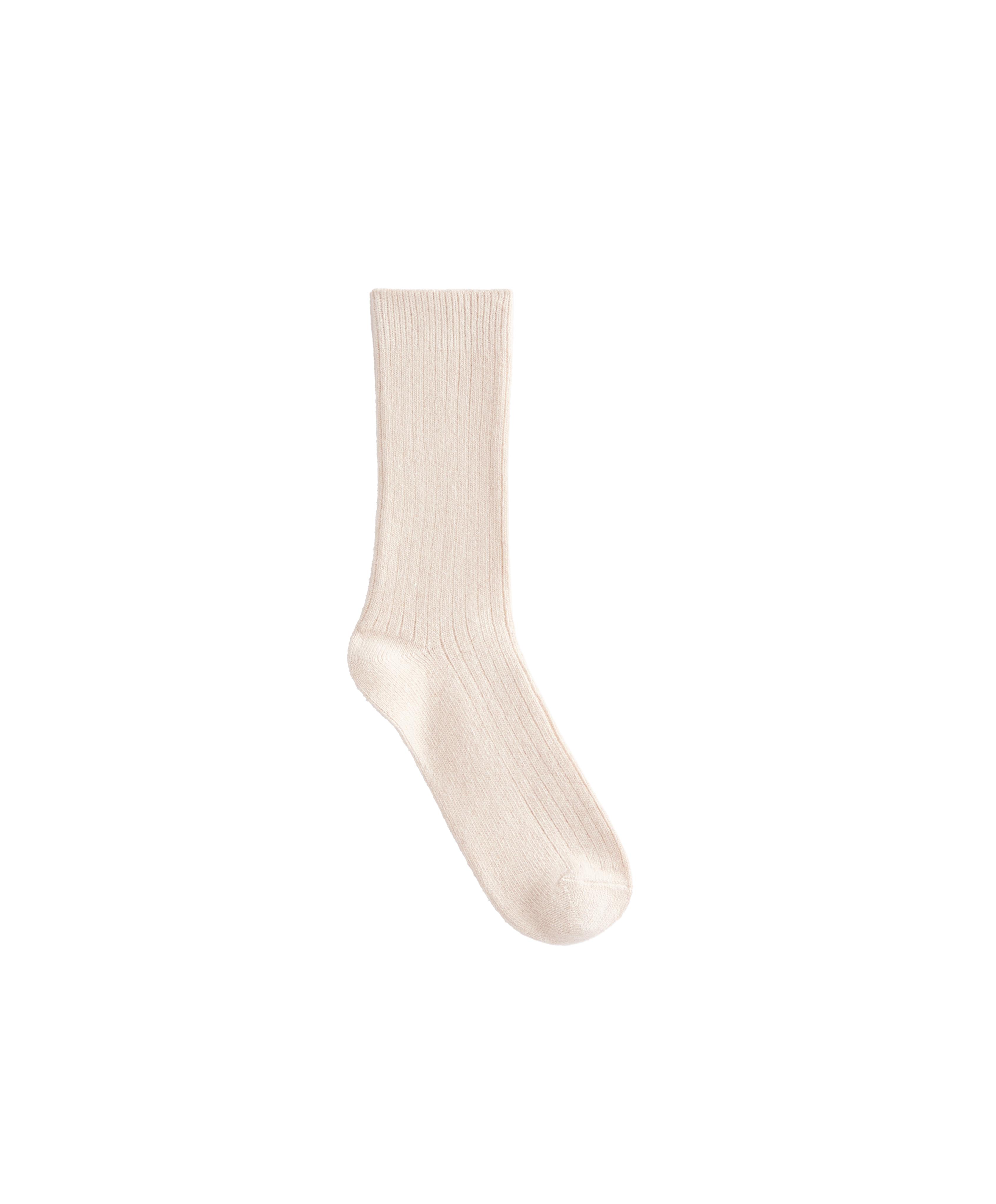 Classic socks 15% cashmere 10% wool — STONE               