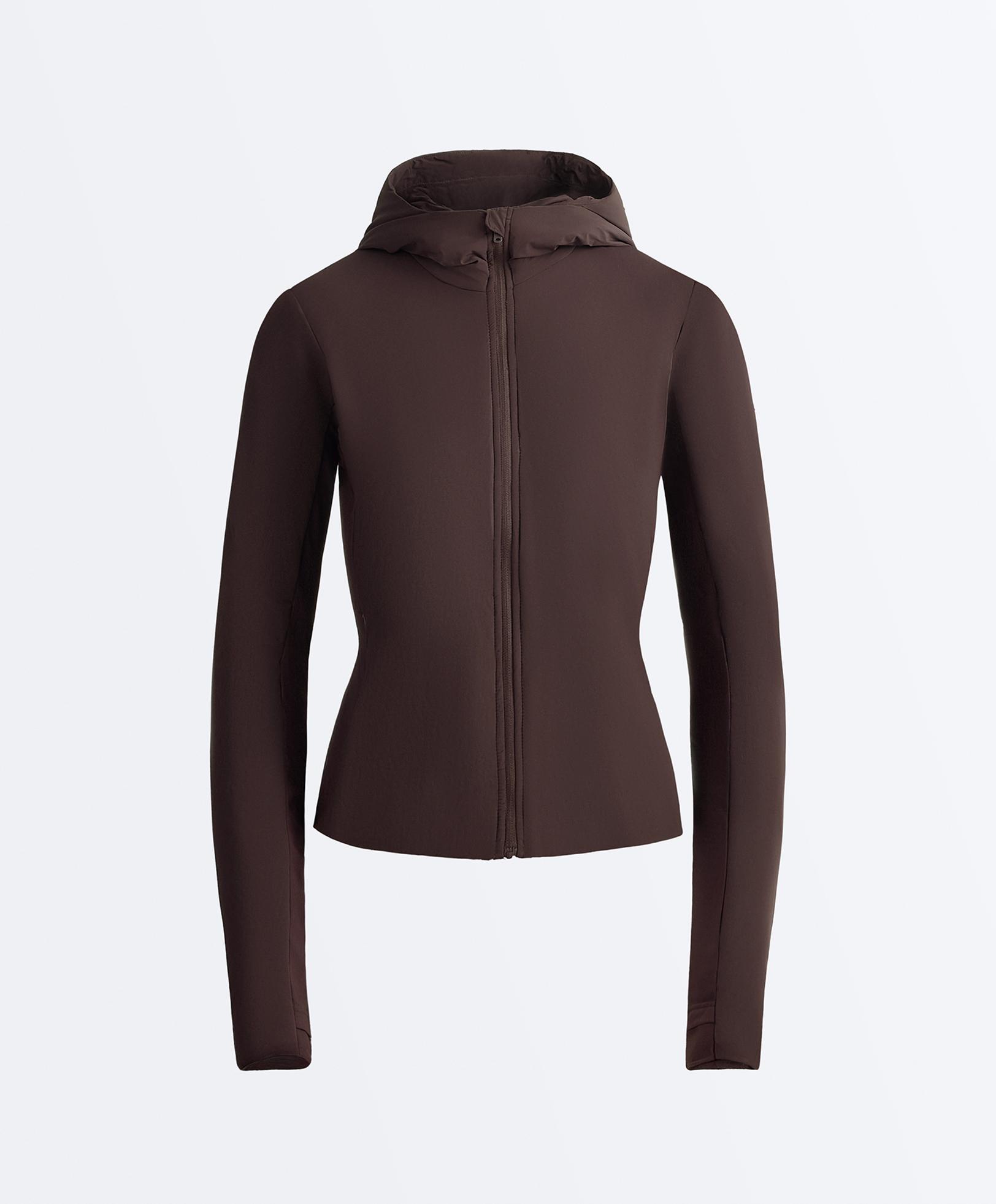 FELLEX® Volcanic technical padded jacket — Dark chocolate