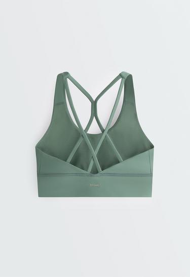 Medium support Comfortlux sports bra with cup — GREEN 10