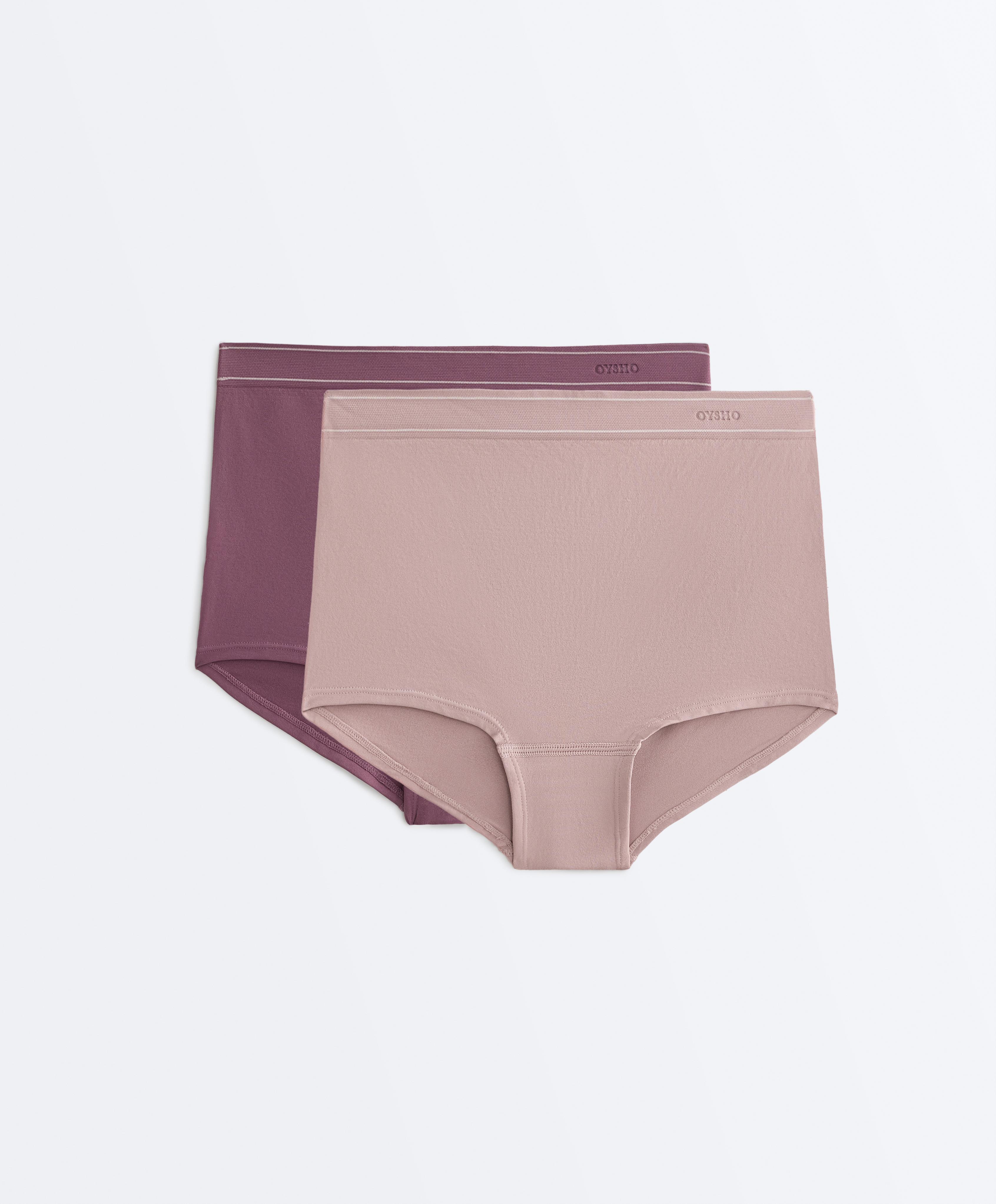 2 seamless soft-touch shortie briefs