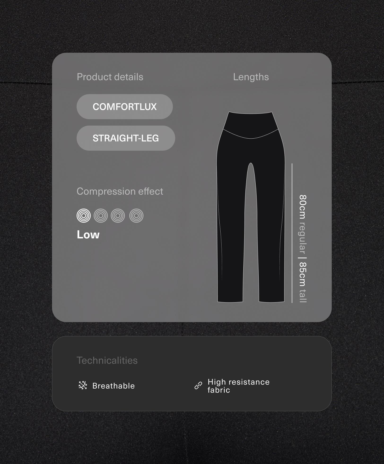 Maternity Comfortlux straight-leg trousers