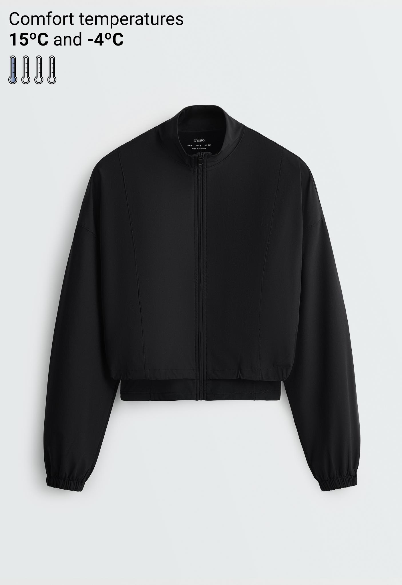 Double stretch technical jacket — BLACK