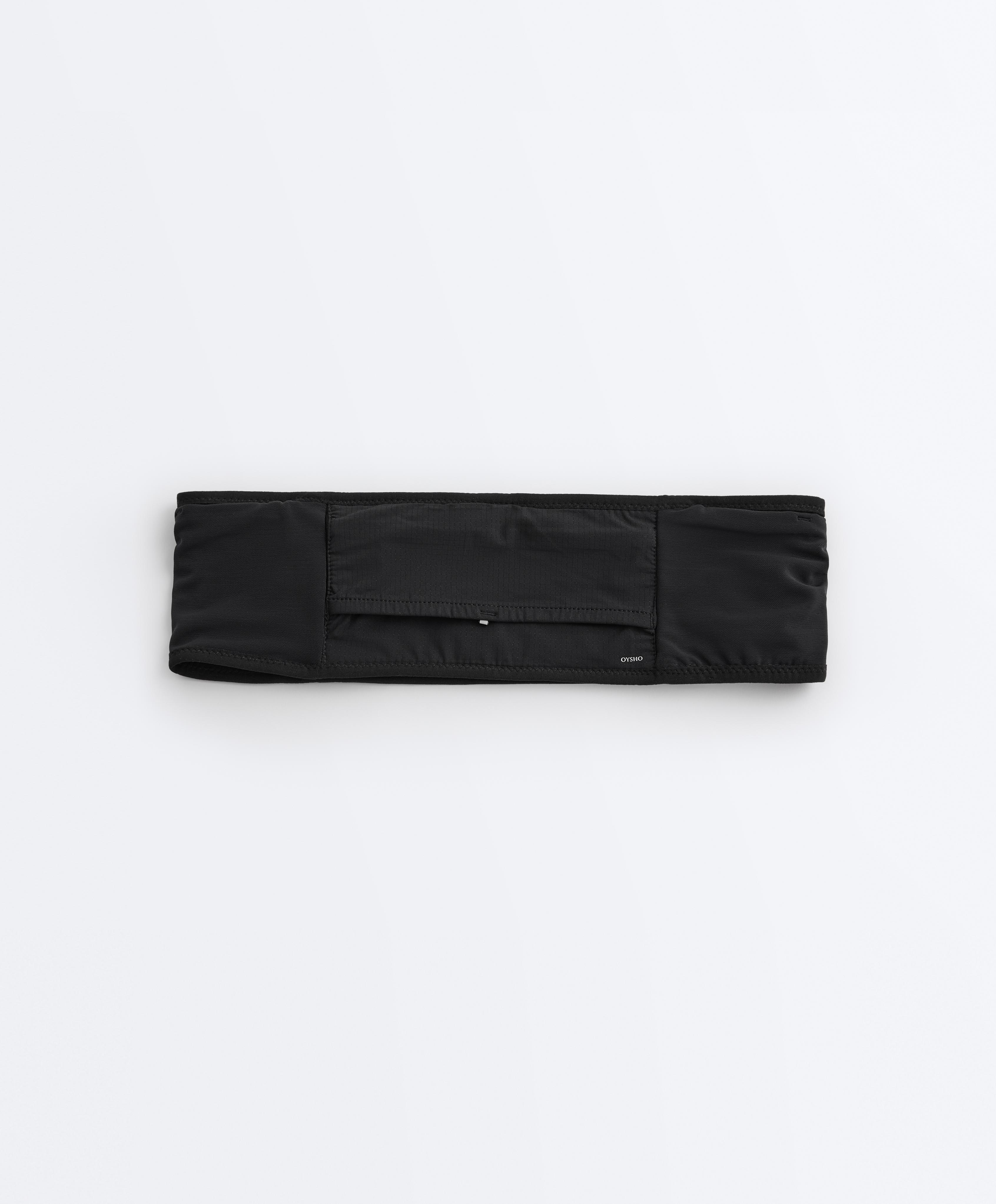 Running belt bag — BLACK