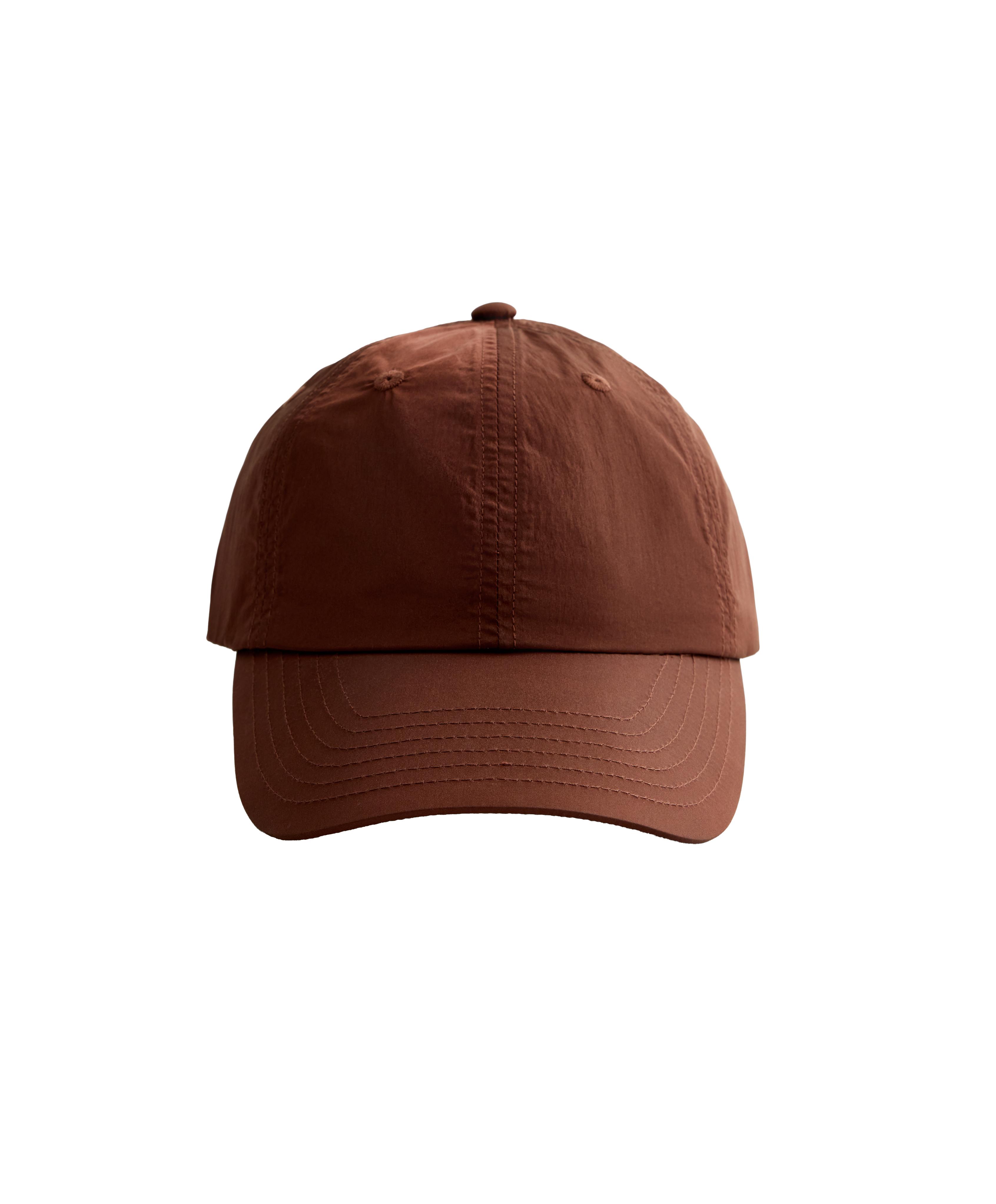 Lightweight sports cap — Clay brown