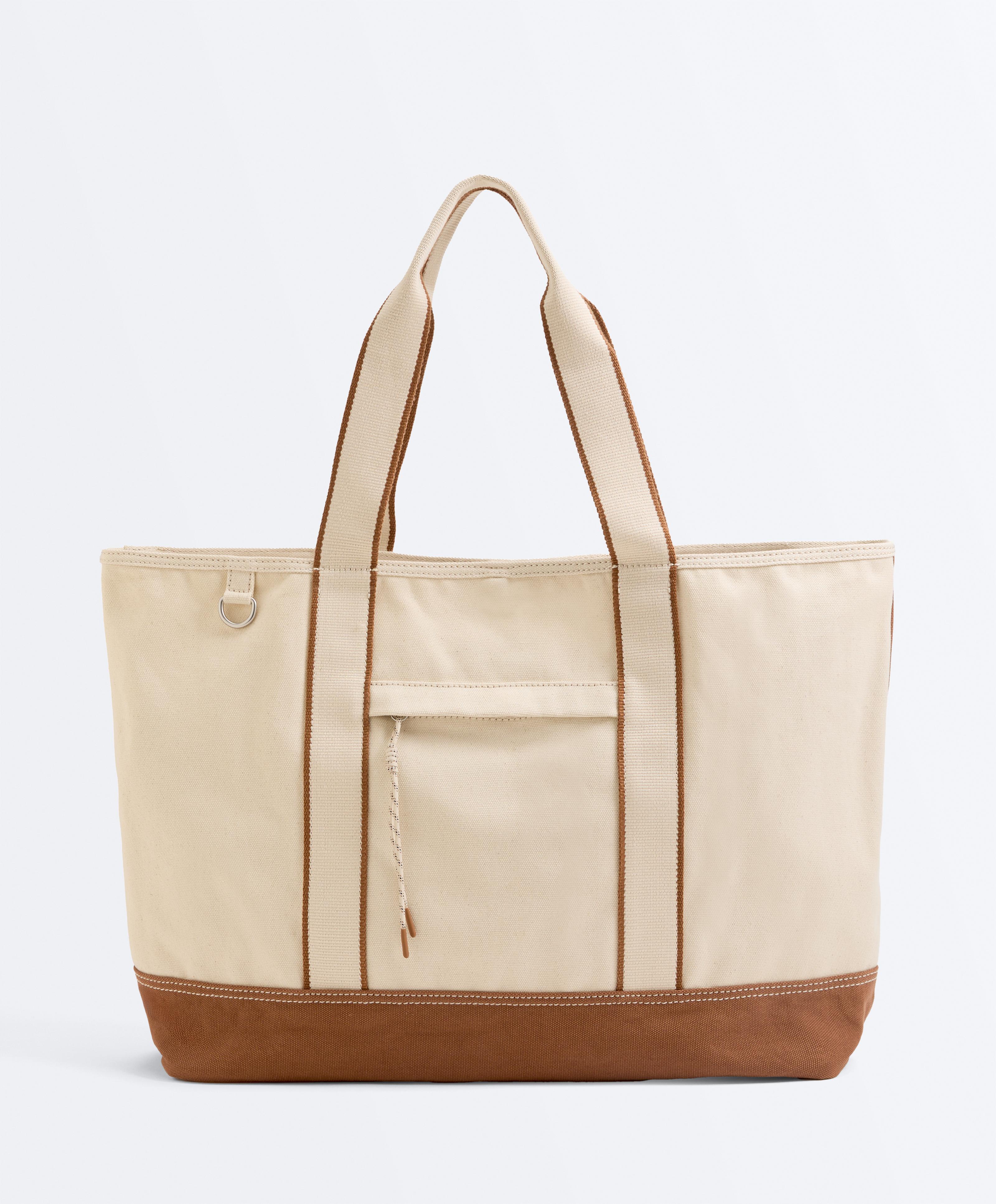 Canvas tote bag — ECRU