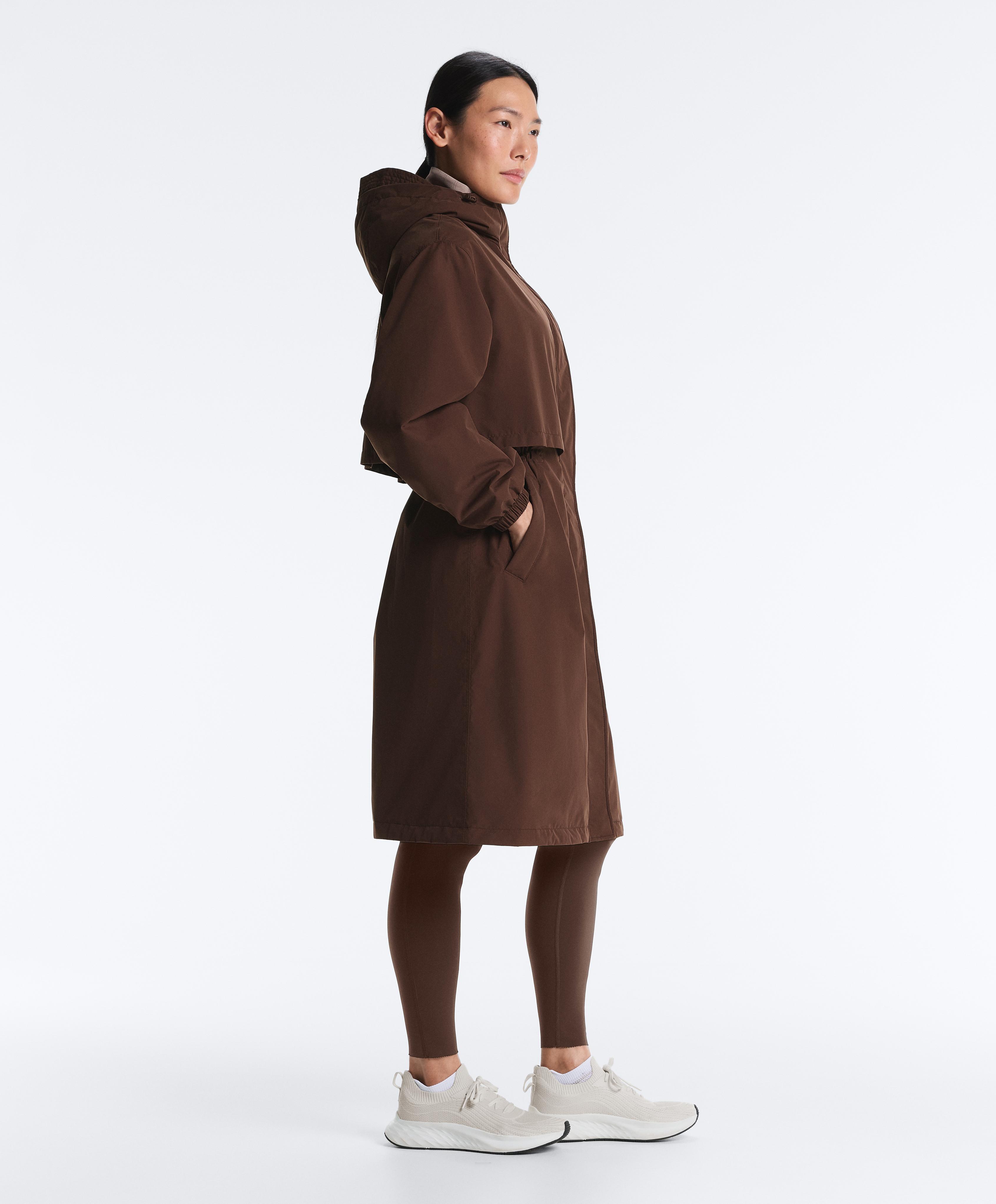FELLEX® with AEROGEL 10k waterproof long padded jacket — BROWN
