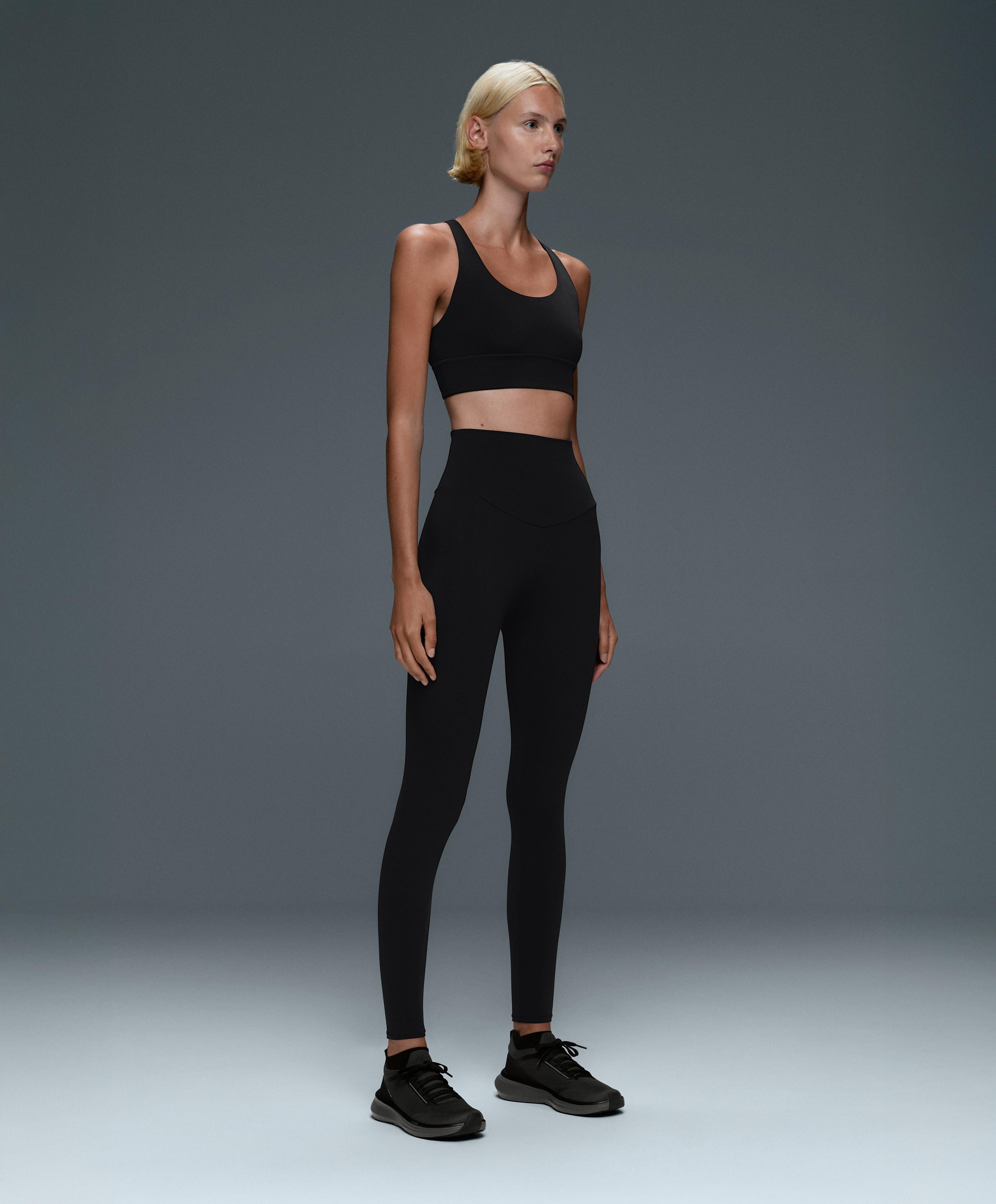 Comfortlux super high-rise ankle-length leggings — BLACK