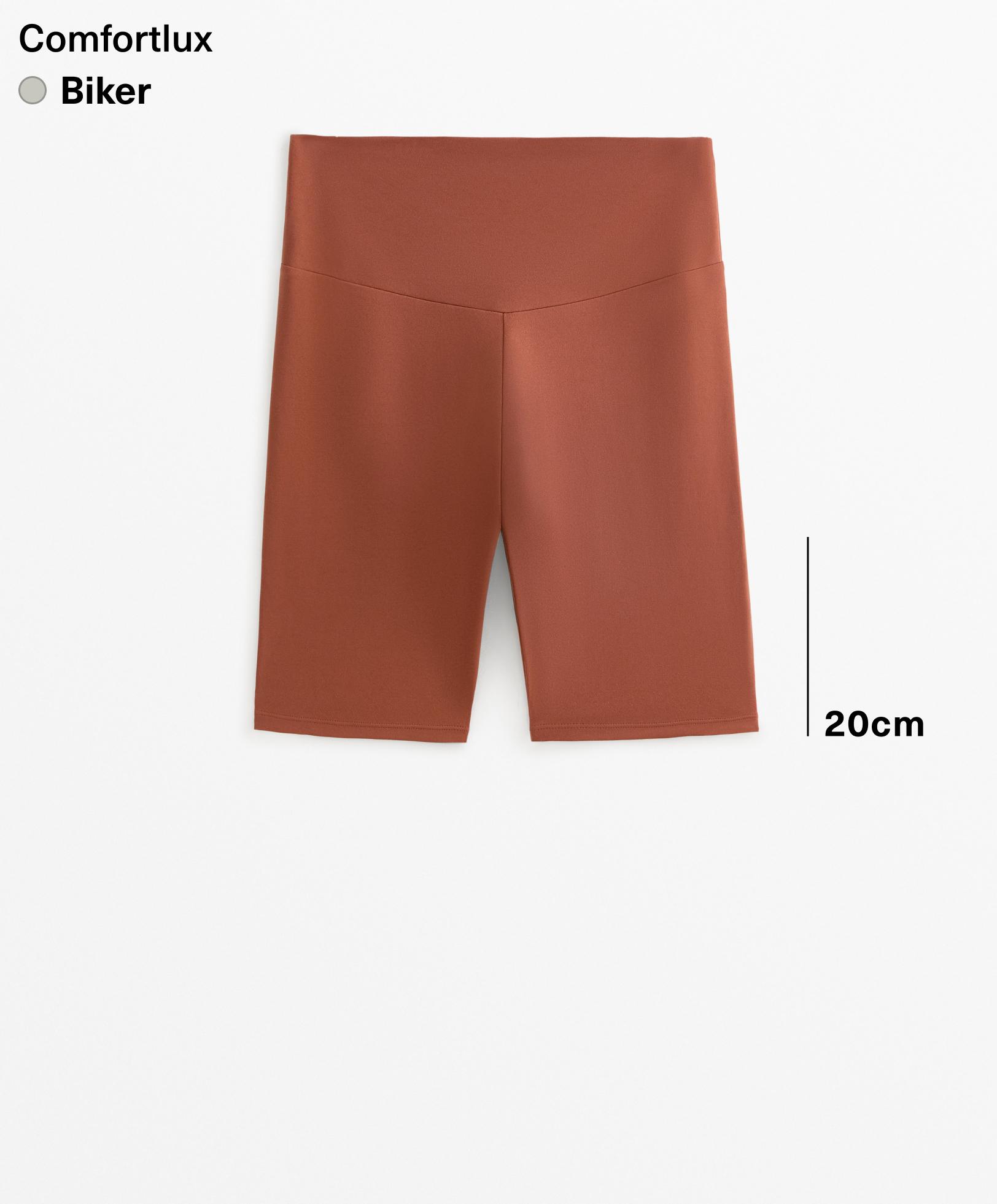 Comfortlux high-rise 20cm biker leggings - Sale