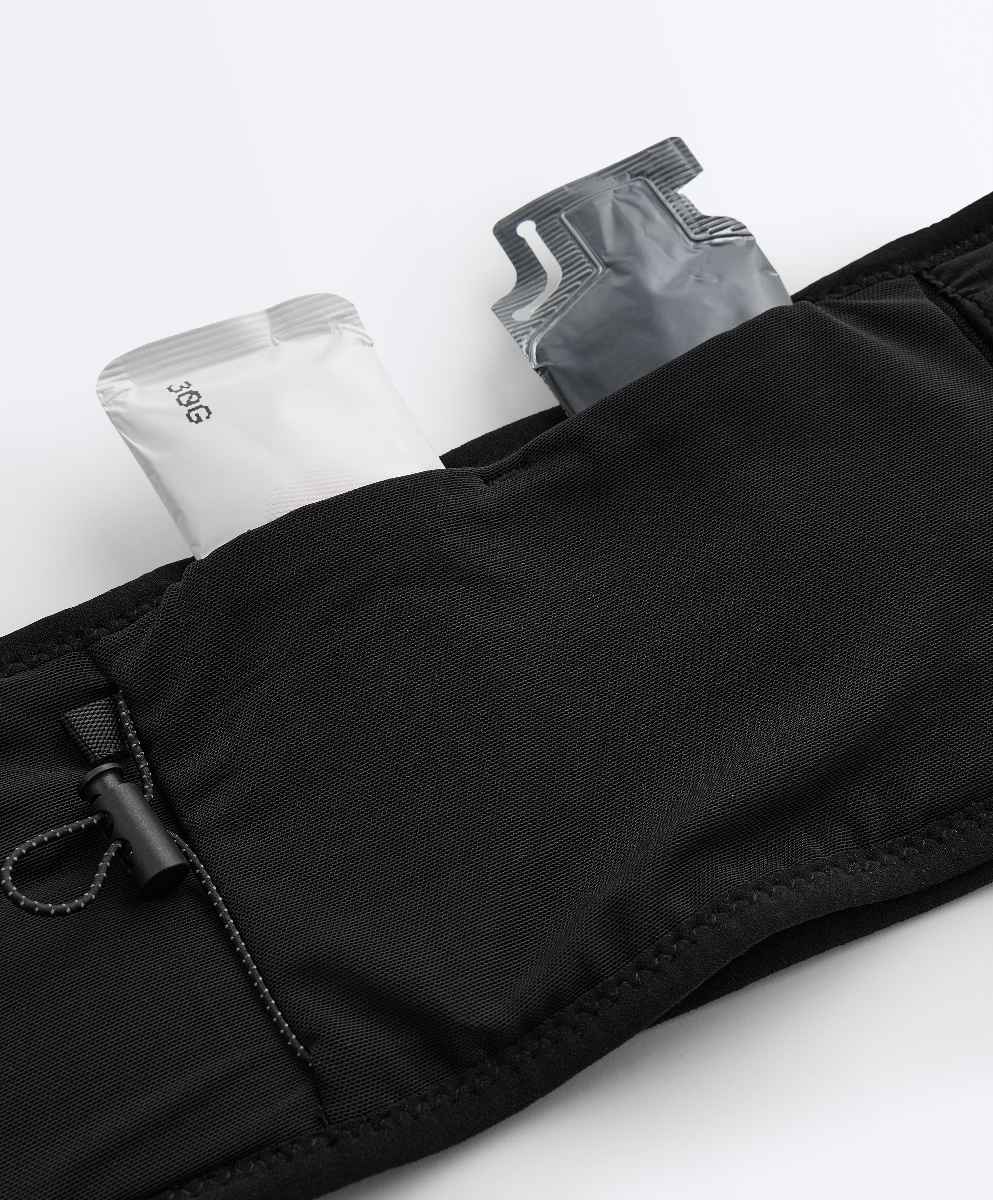 Running belt bag — BLACK