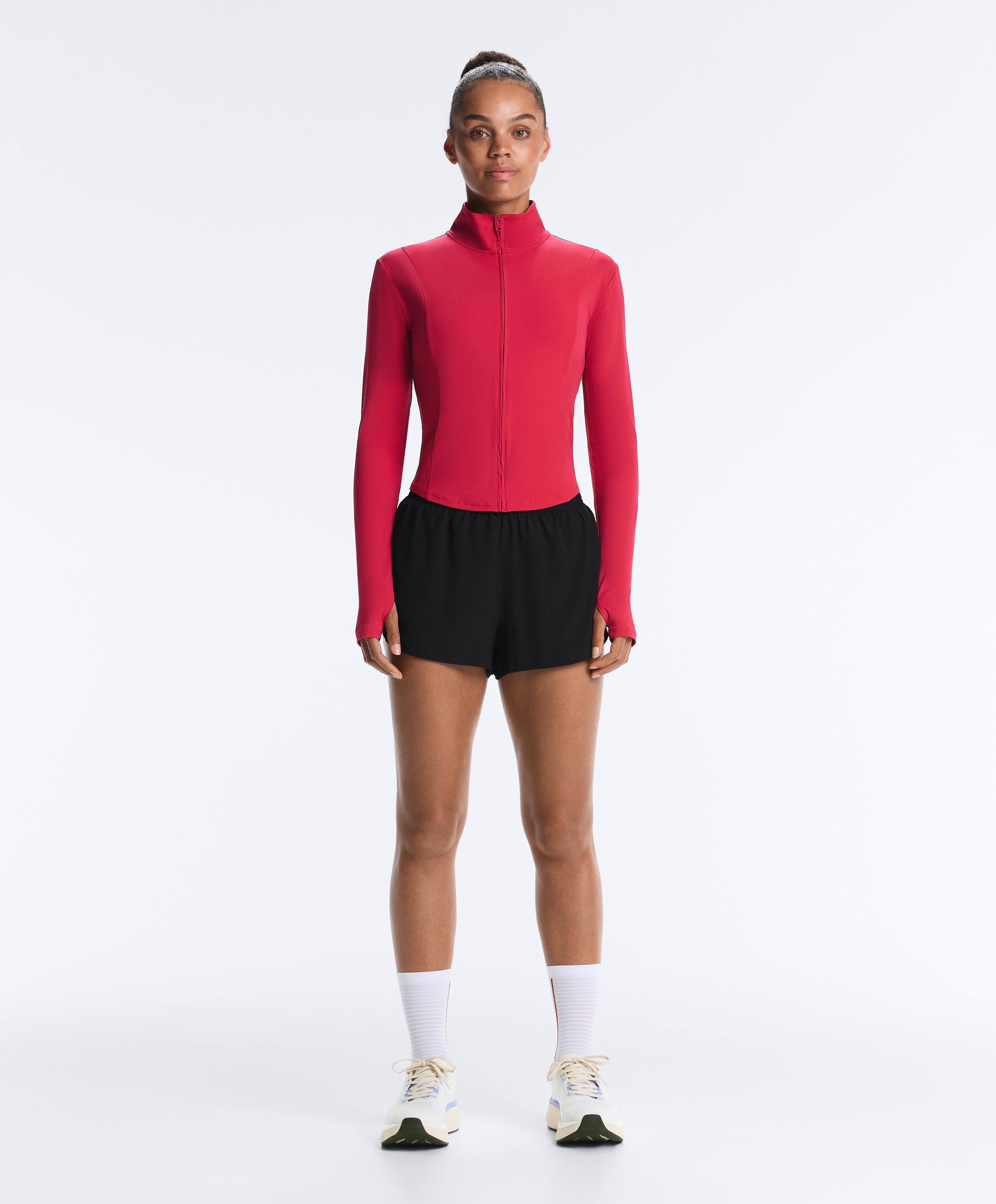 Short Light Touch technical jacket — RED