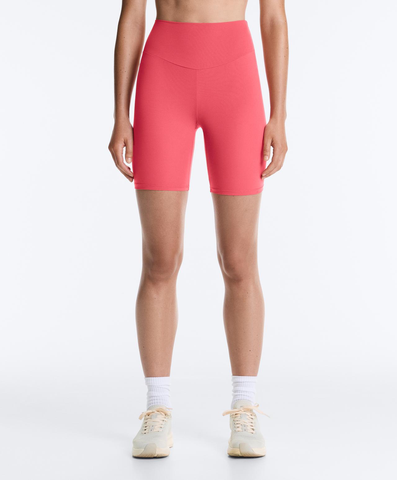 Leggings biker high rise comfortlux 20 cm — WASHED RED