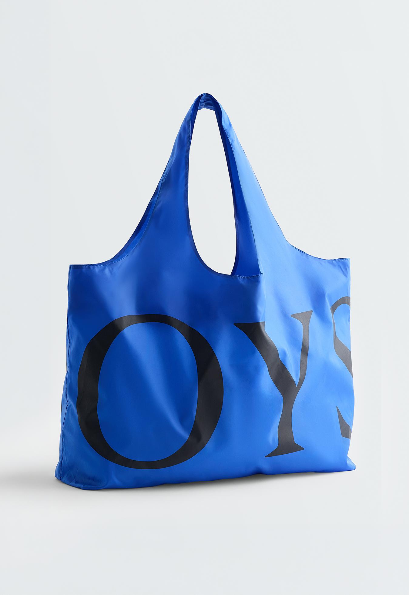OYSHO Packable Bag — ELECTRIC BLUE