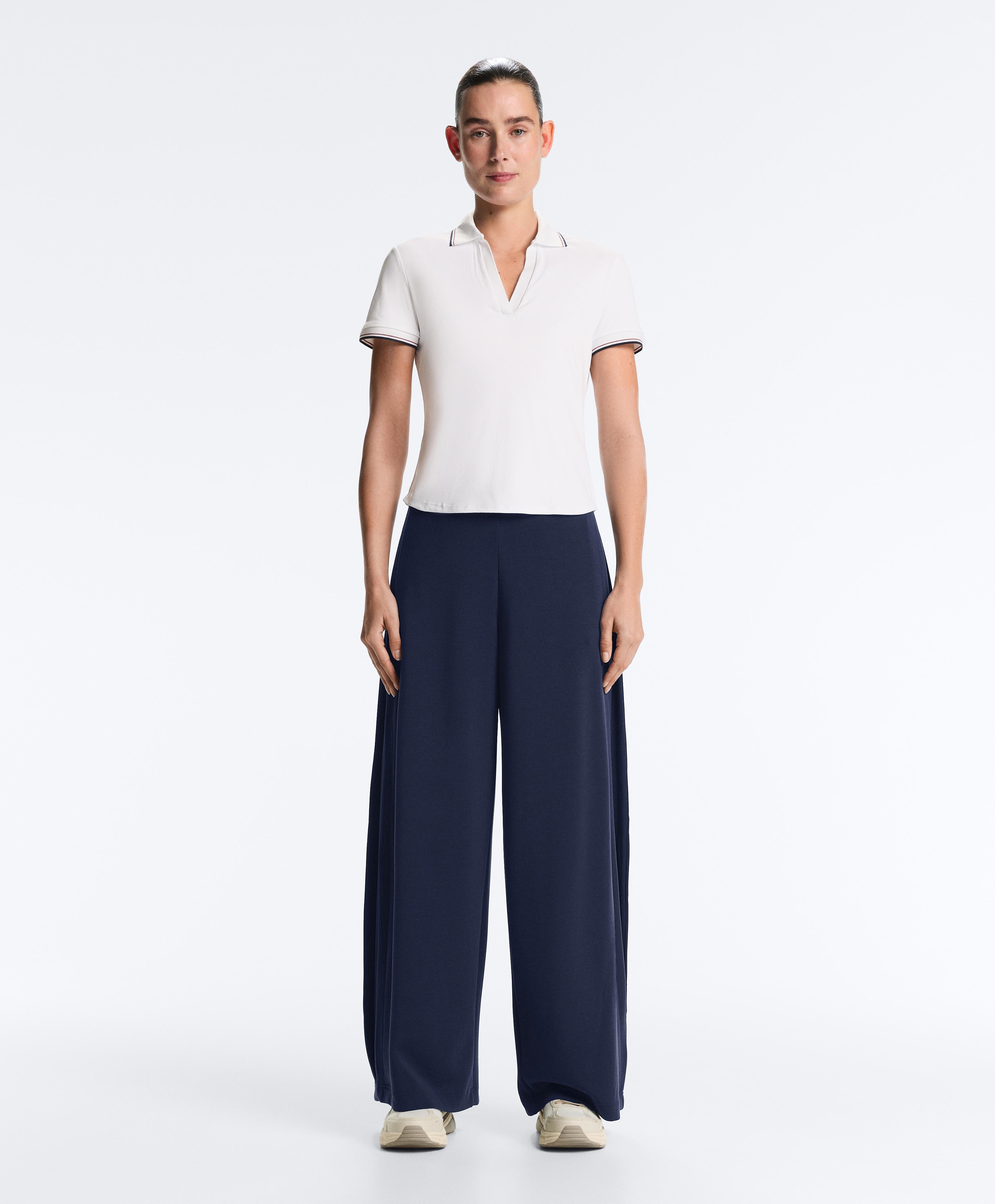 Comfortlux short sleeve polo shirt — WHITE 
