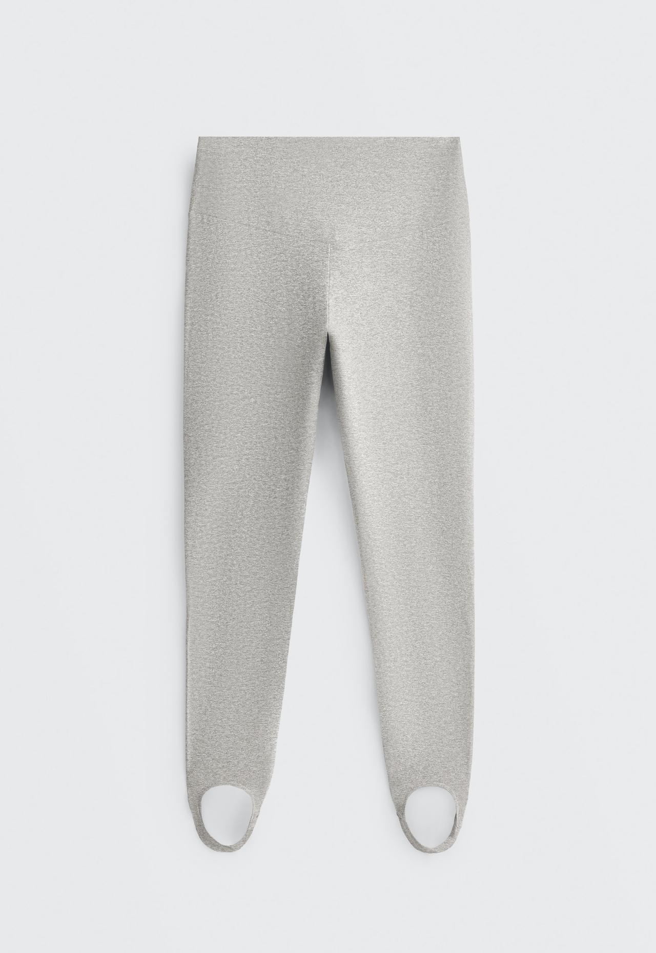 Leggings ankle-length super high rise comfortlux stirrup — GREY MELANGE