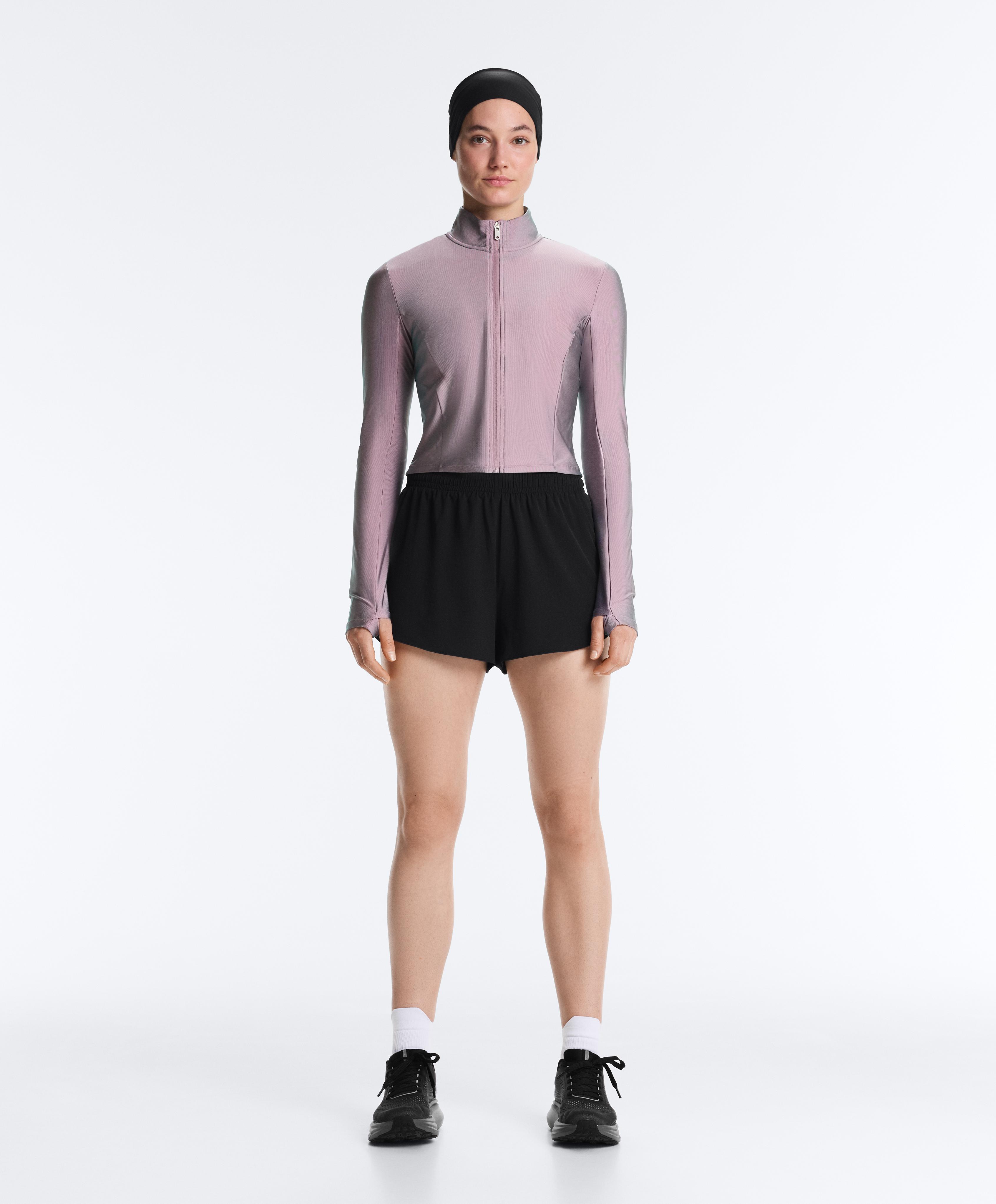 Iridescent technical jacket — WASHED PURPLE