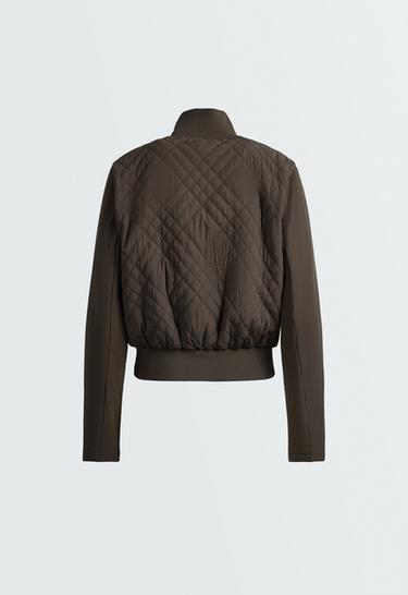 FELLEX® Volcanic technical padded Bomber jacket — BROWN 7
