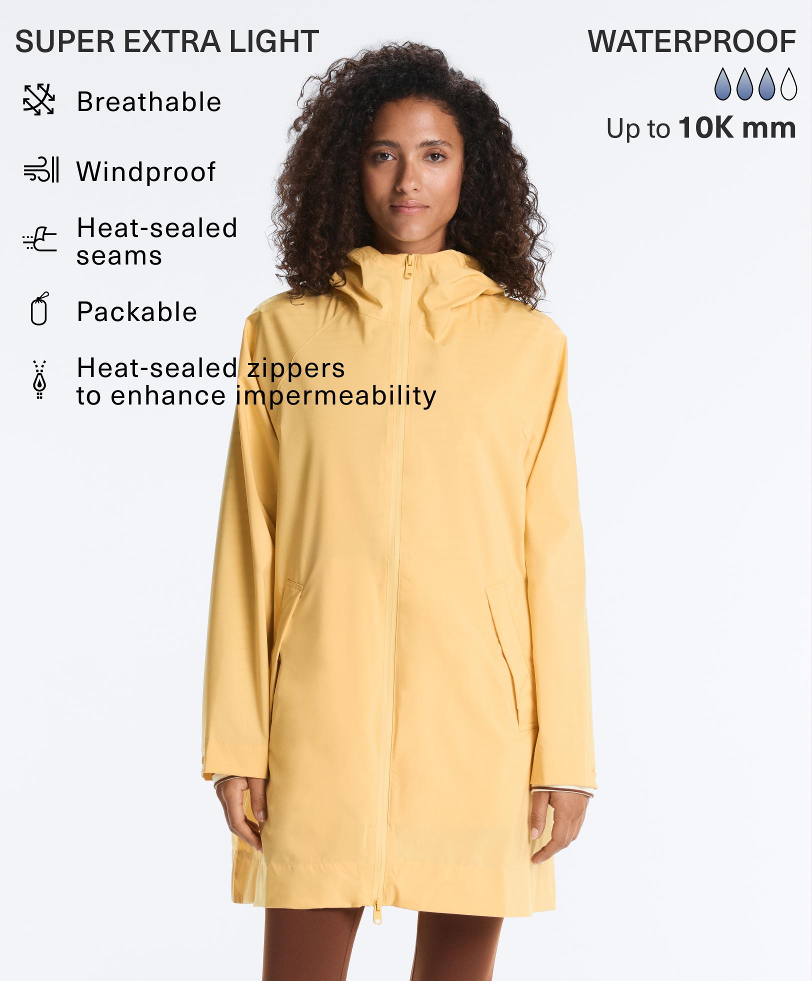 Casaco extraleve impermeável 10k