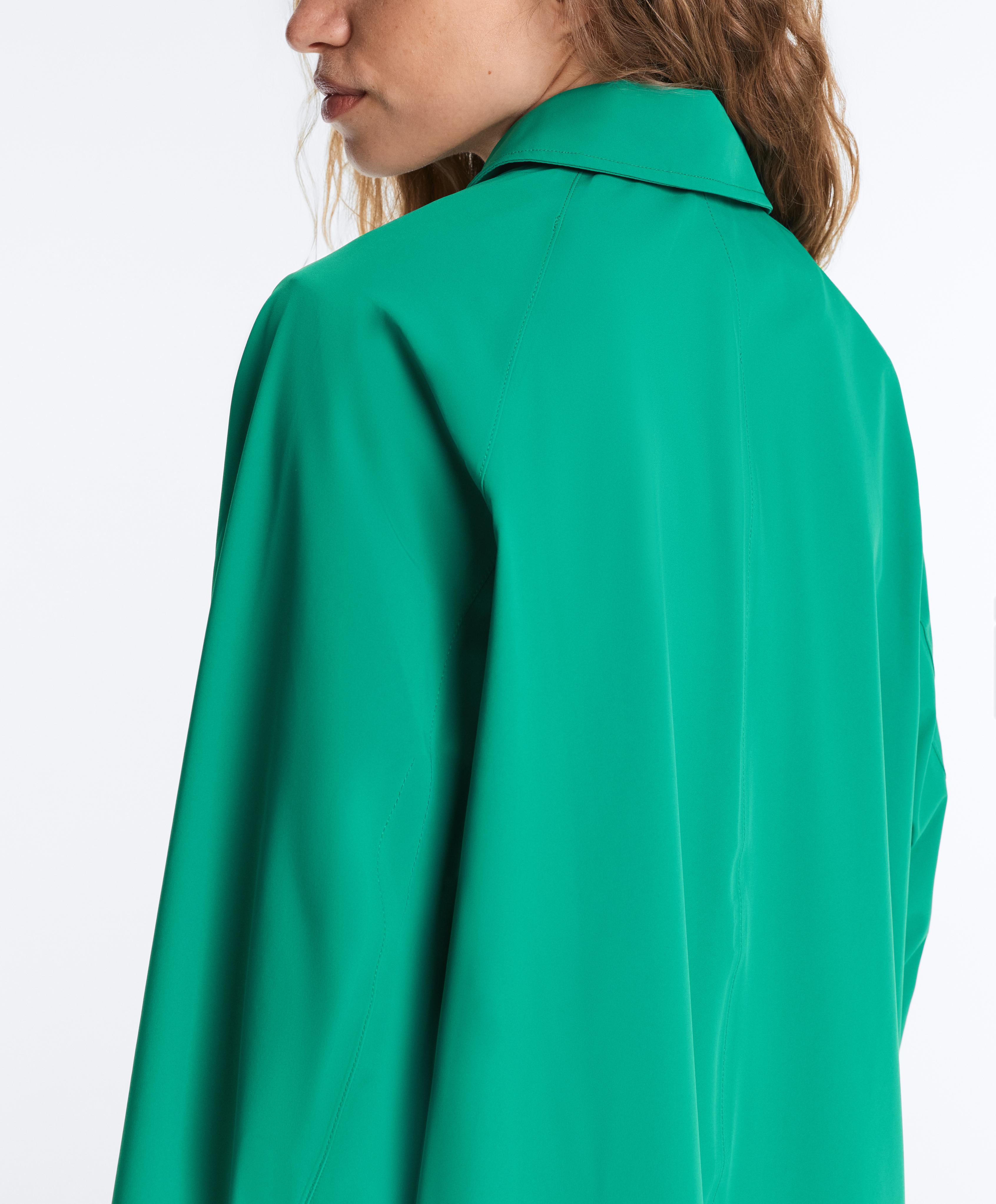Midi extra lightweight 10k waterproof jacket — EMERALD GREEN
