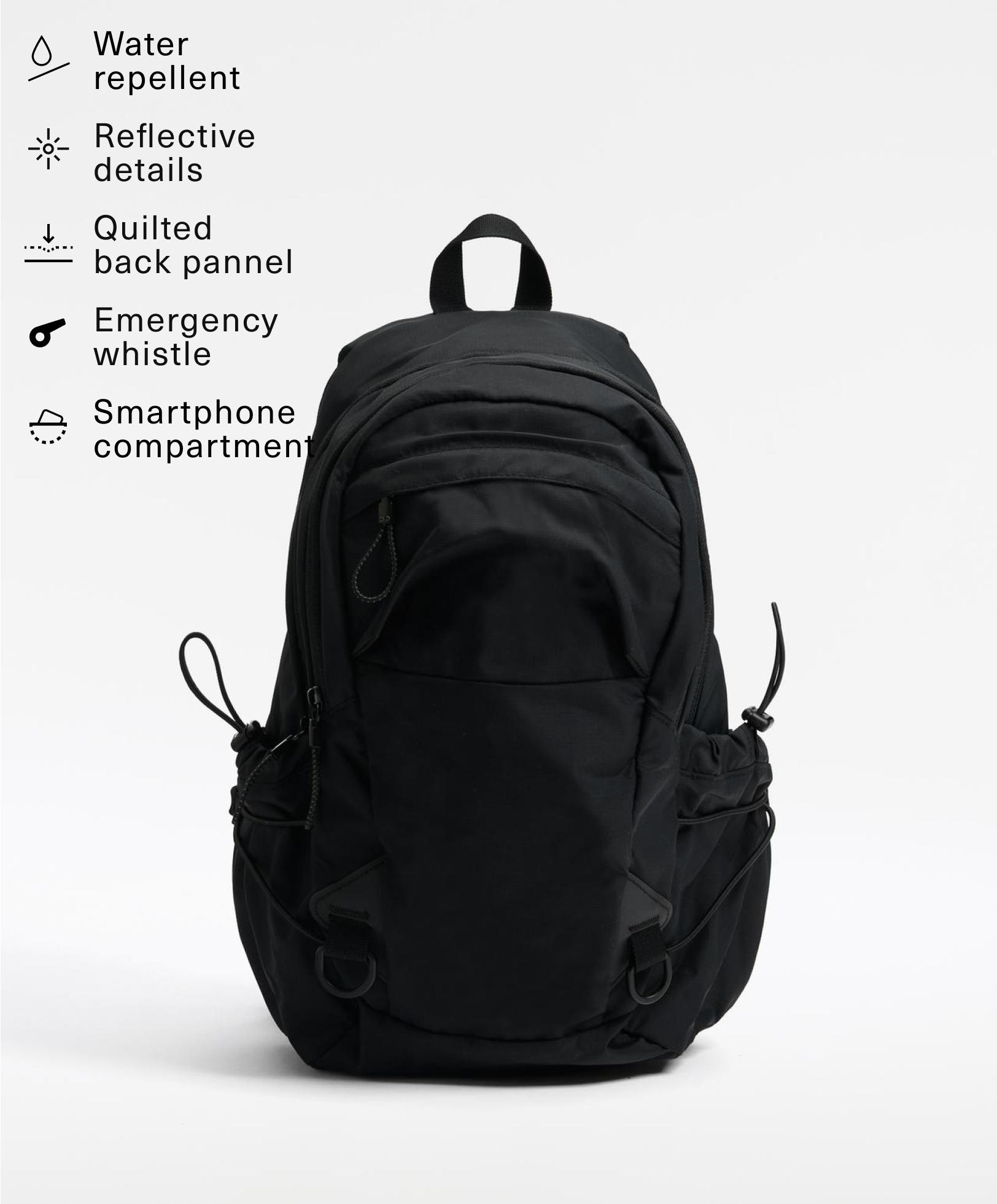 Logo Nylon Mochila Don Algodon Negra Mochila Para Mujer DON