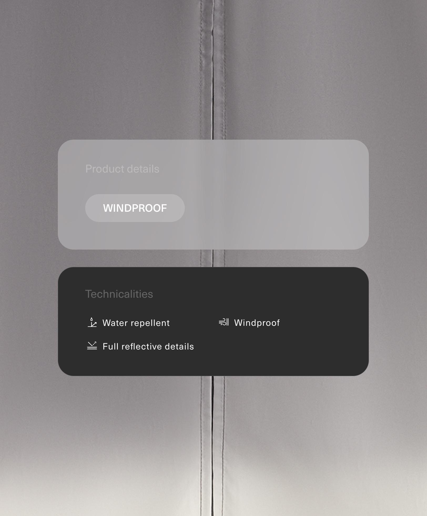 Chaqueta ligera reflectante repelente al agua - Rebajas Chaqueta ligera reflectante repelente al agua - Rebajas