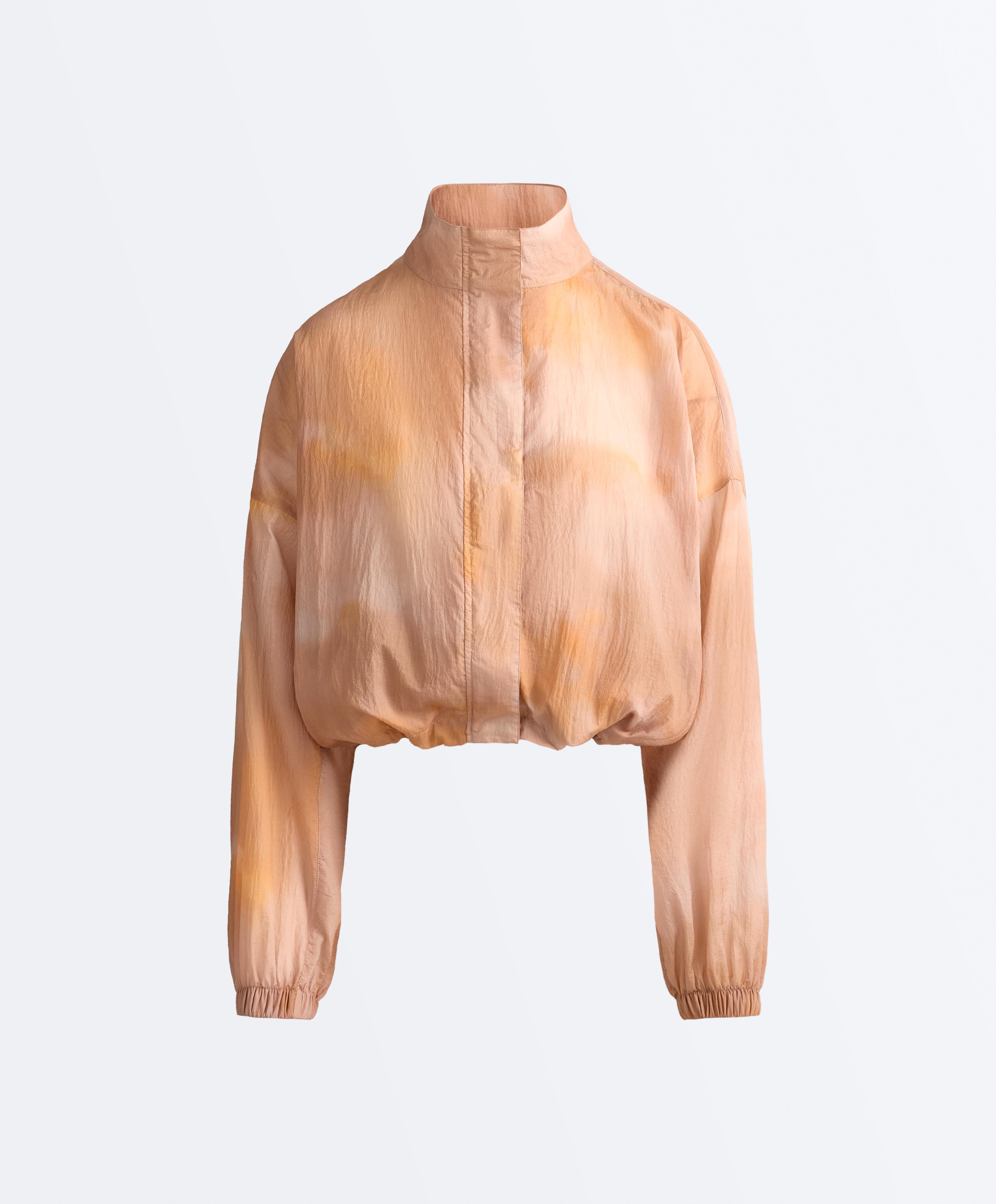 Tie-dye print track jacket — NUDE