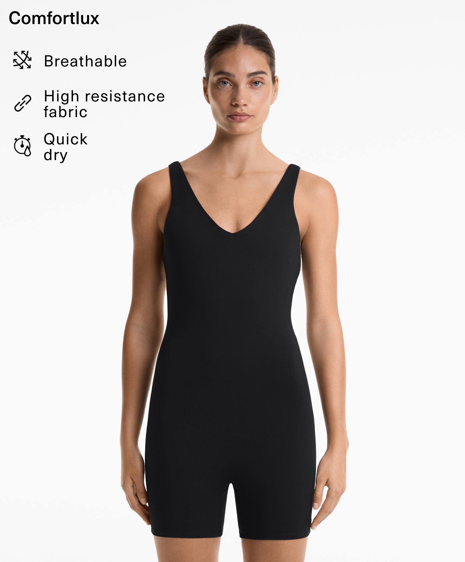 Comfortlux short twist jumpsuit