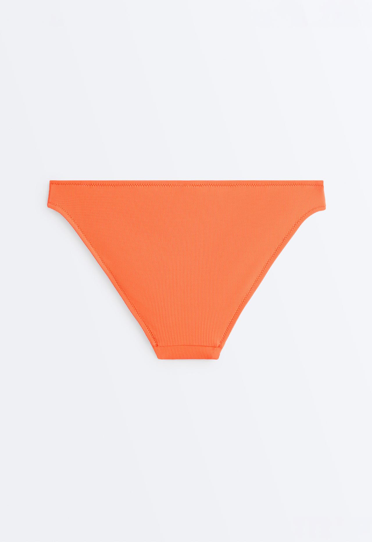 Piqué classic bikini briefs — WASHED ORANGE