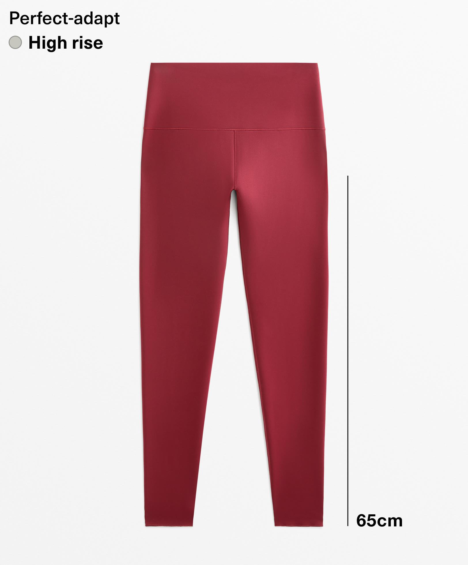 Legging op enkellengte high rise en perfect-adapt 65 cm